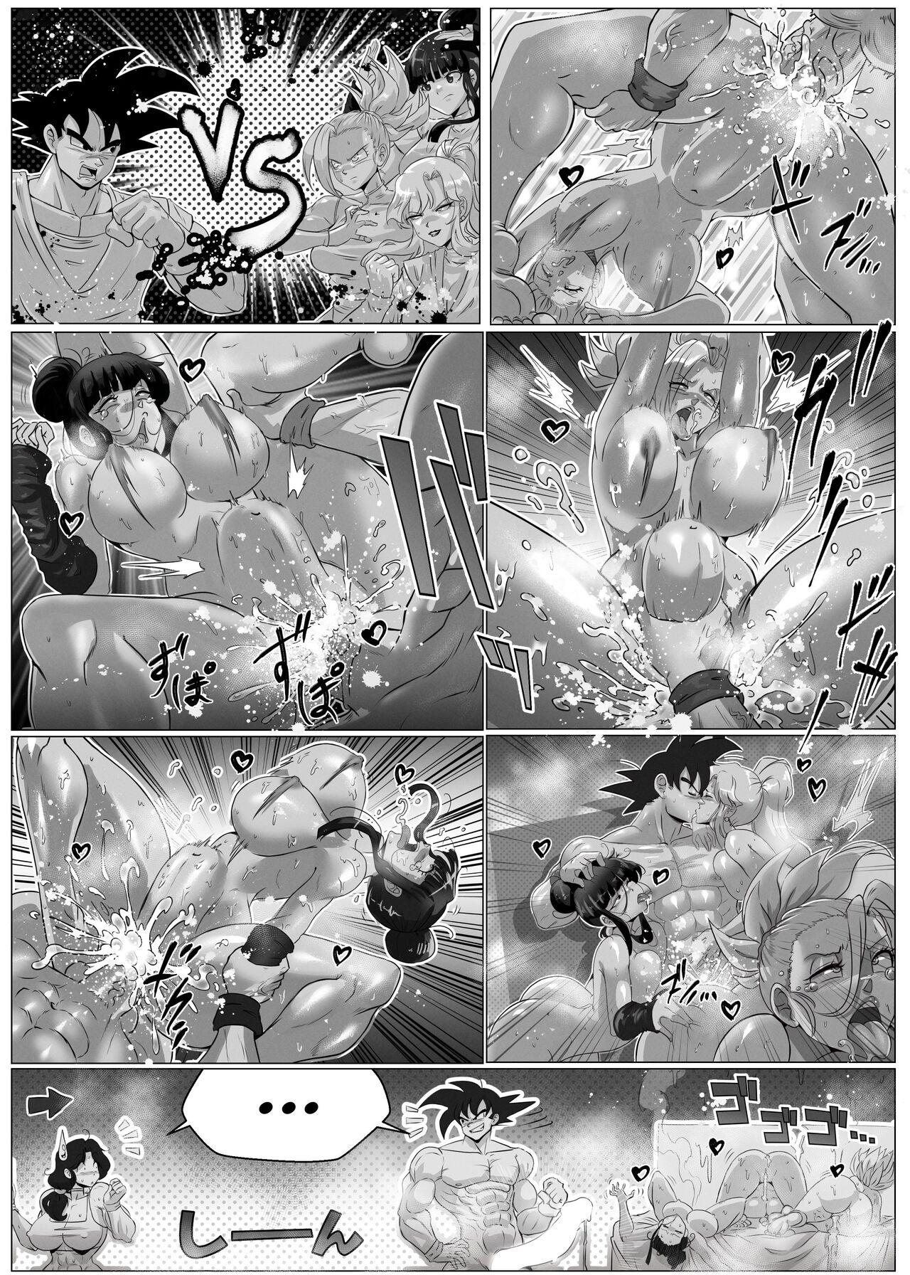 Sex Party goku vs chichi from different world - Dragon ball z Dragon ball Dragon ball super Puto - Page 2