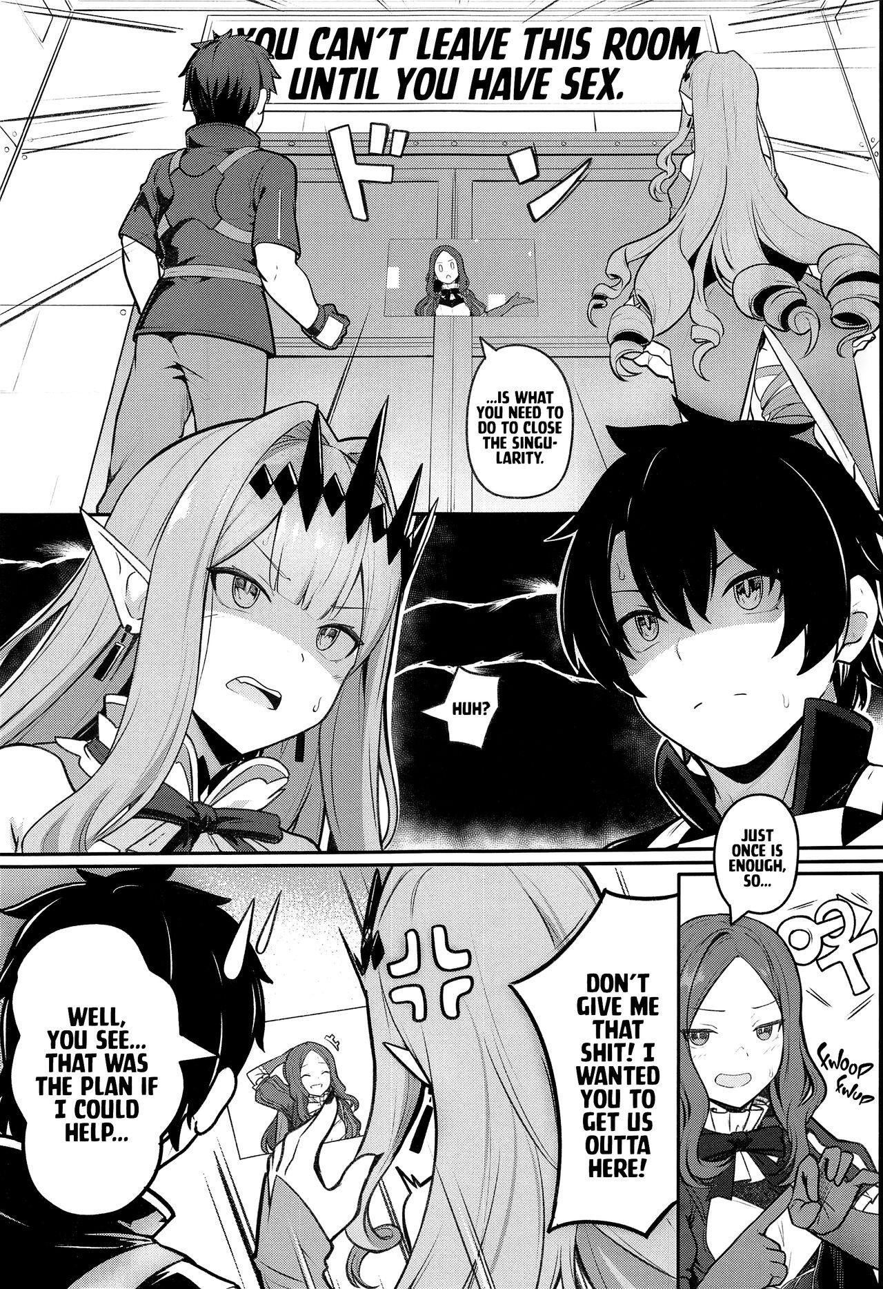 Pinoy Baobhan Sith to SEX Shinai to Derarenai Heya | Baobhan Sith and I Need to Have Sex or Else We Can't Leave This Room! - Fate grand order Women Sucking - Page 2