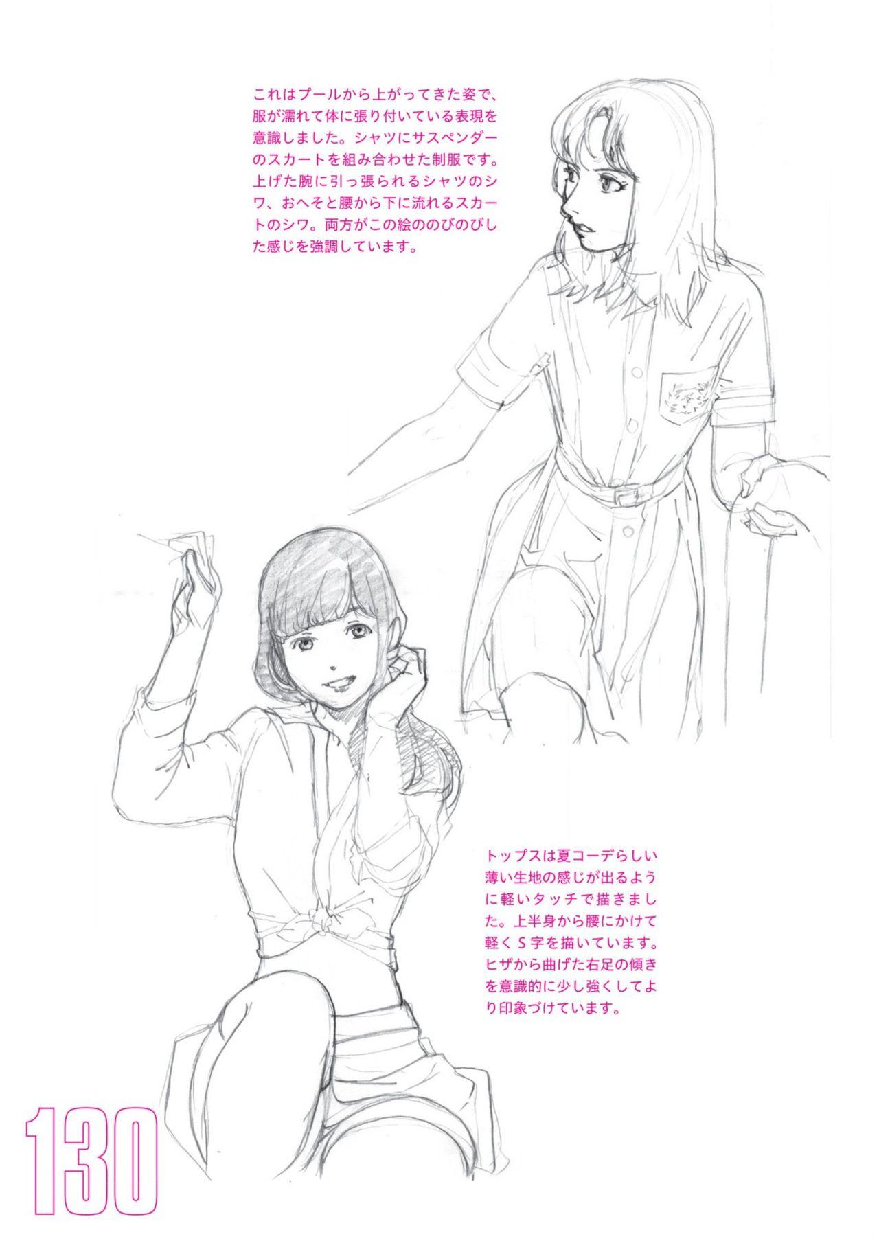 Toru Yoshida Tips for drawing women in 10 minutes 270 Uniforms 131