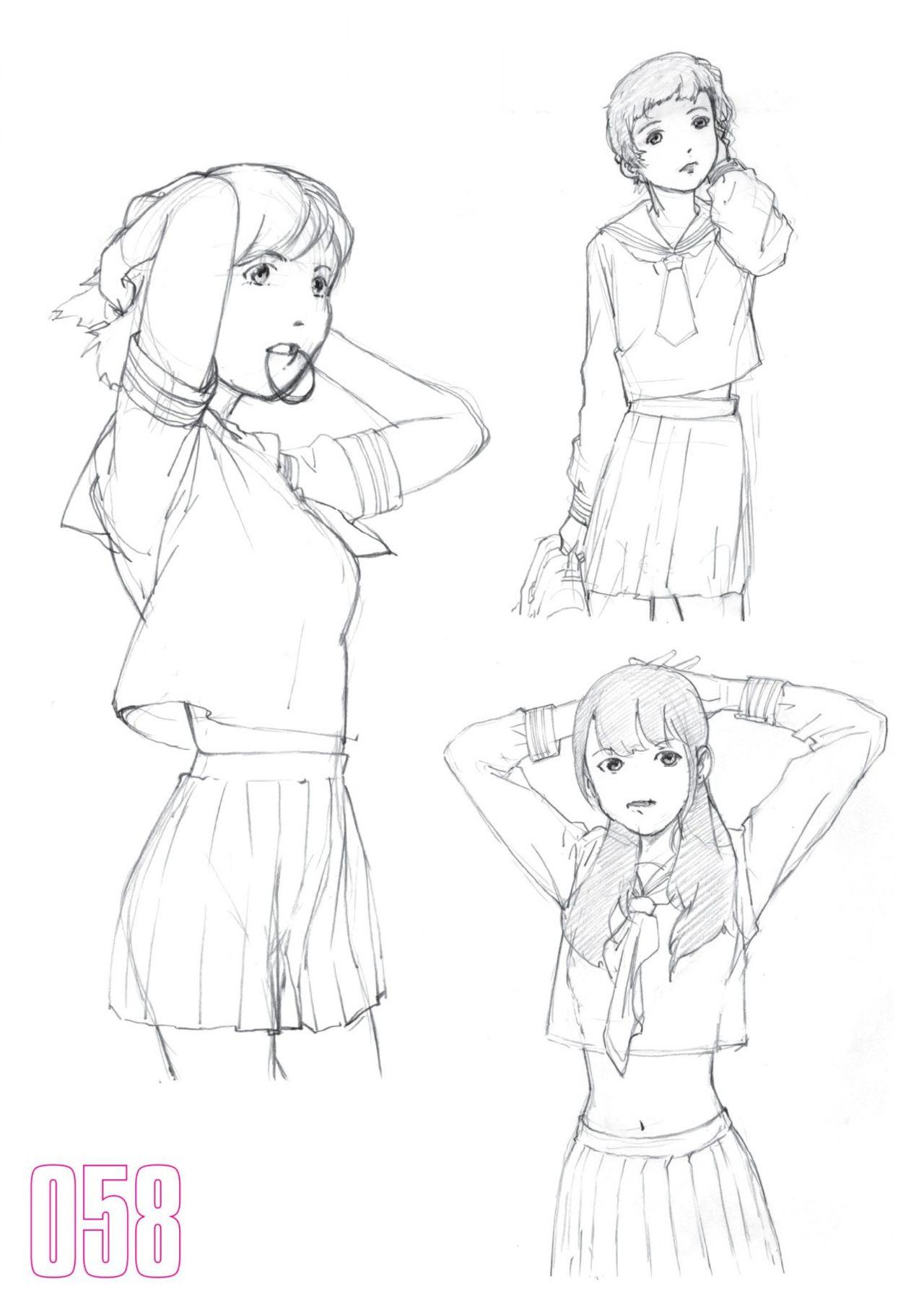 Toru Yoshida Tips for drawing women in 10 minutes 270 Uniforms 59