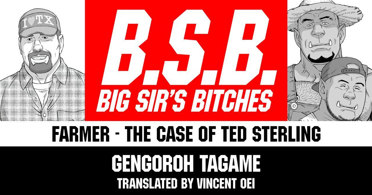 Celebrity Sex Scene Tagame Gengoroh] B.S.B. Big Sir's Bitches : A Farmer - In the Case of Ted Sterling - Original Vintage - Picture 1