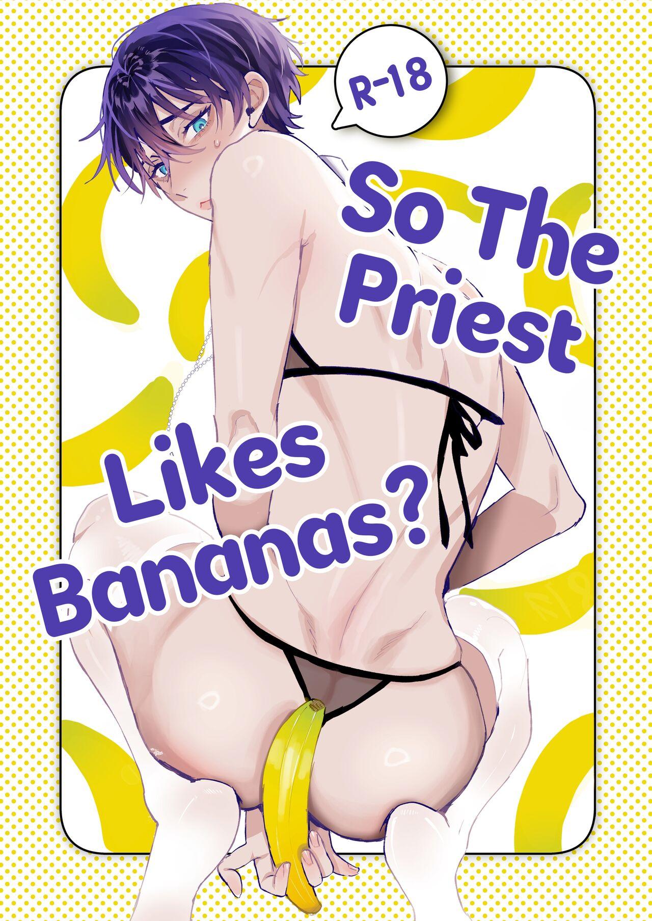 Rub Shinpu-san No Suki Na Mono tte Banana? | So The Priest Likes Bananas? - Original Euro Porn - Page 1