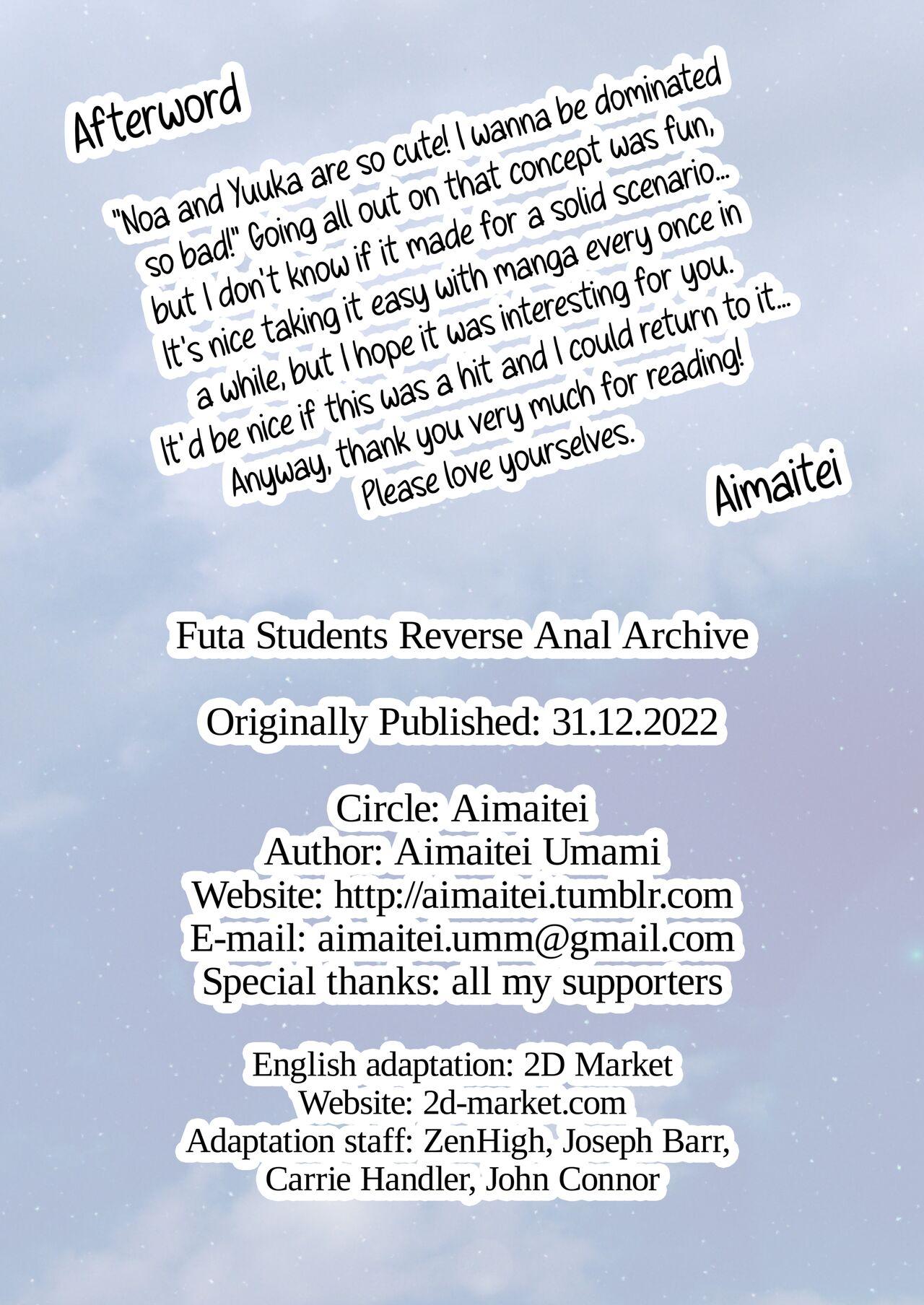 Oshiego Futanari Gyaku Anal Archive | Futa Students Reverse Anal Archive 35