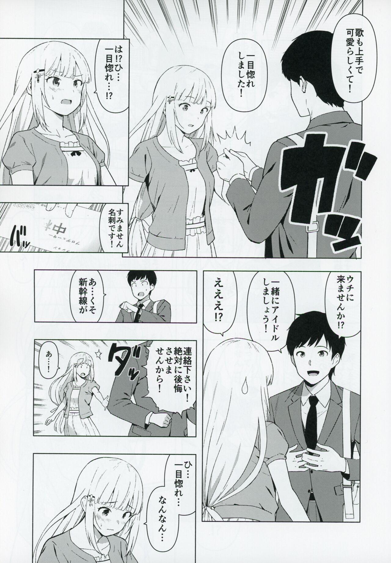 Handjob Moshimo Tantou Idol Shiraishi tsumugi to Tsukiattara - The idolmaster Mediumtits - Page 4