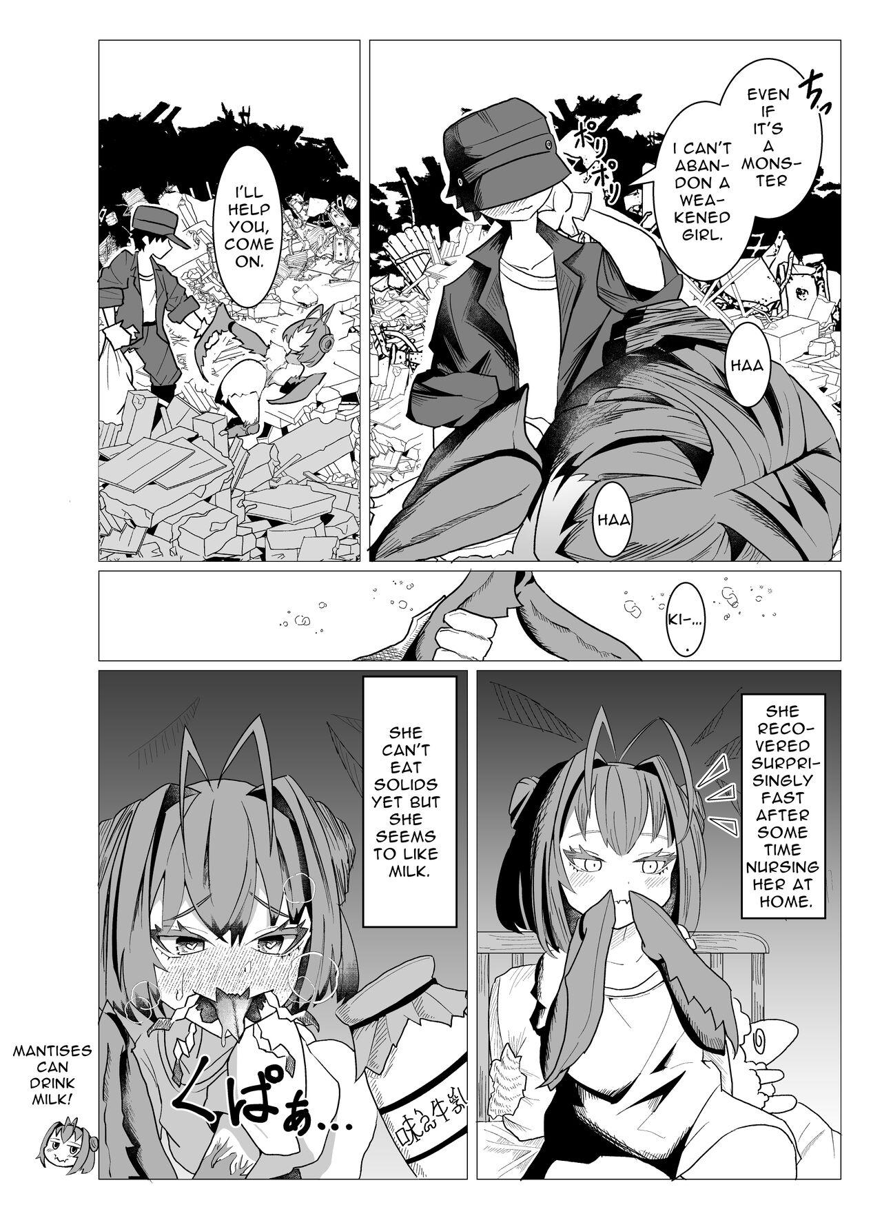 Rub Kamakiri-chan wa Seiyoku to Shokuyoku ni Katenai | Mantis Girl Cannot Overcome Her Desire To Procreate & Feed - Original Free Oral Sex - Page 6