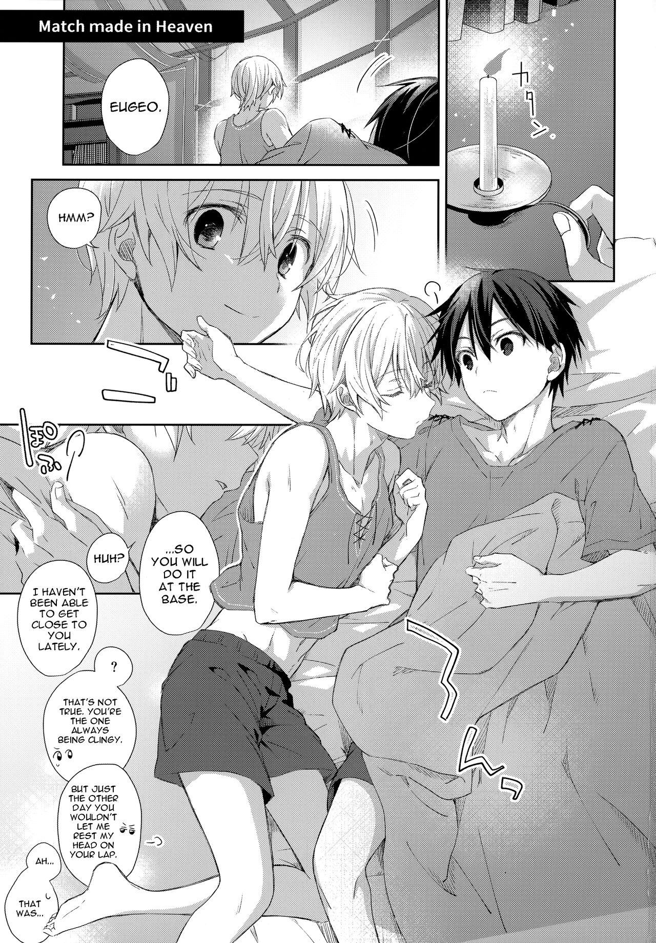 Interview Match made in heaven - Sword art online Group Sex - Page 2