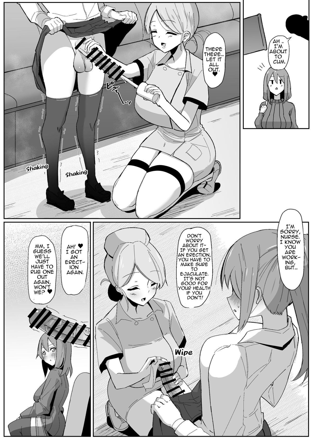 [Kosuko Teikoku (sella)] Moshimo Futanari wa Bokki Shitara Shasei suru no ga Atarimae no Sekai dattara ~Clinic Hen~ | What if a futanari getting a boner meant they had to blow their load? ~Clinic~ [English] [RWfuta] [Digital] 7