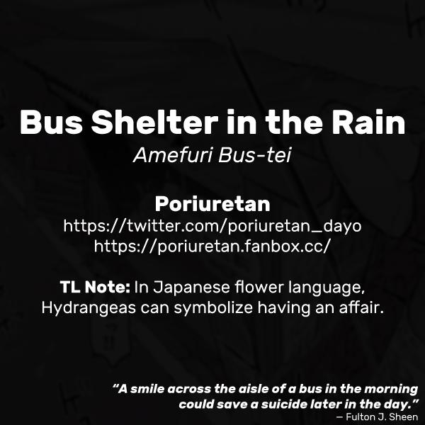 Amefuri Bus-tei | Bus Shelter in the Rain 9