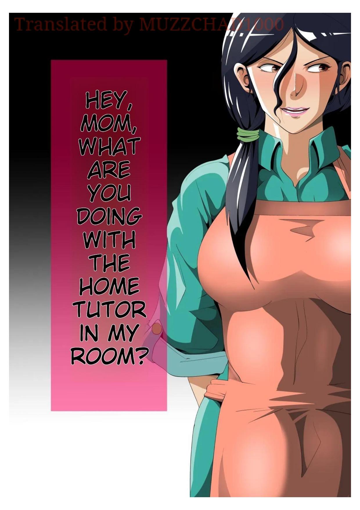 Sola Mom, What are You Doing in My Room with my Tutor...? Sentando - Picture 1