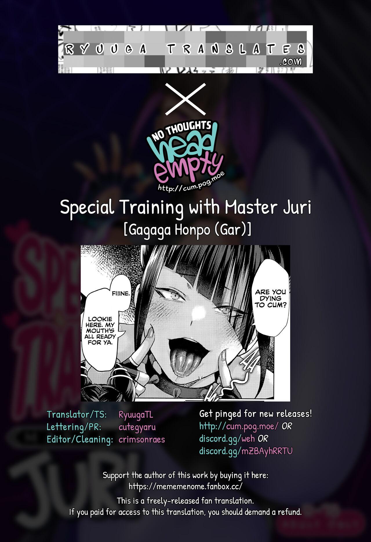 Juri Shishou ni Tokkun Shite Morau Hon | Special Training With Master Juri 24