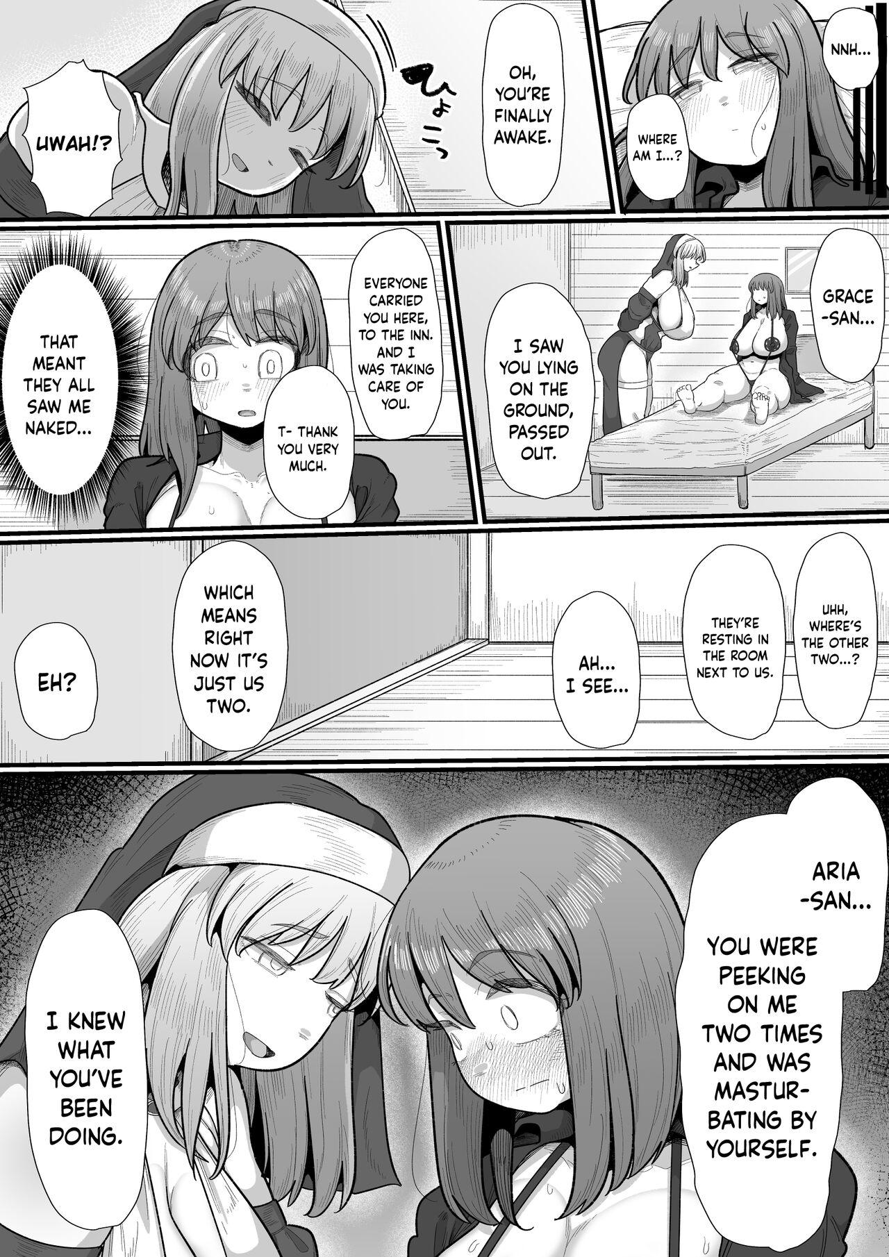 Onna Boukensha x Futanari, Nani mo Okoranai Hazu ga Naku... 25