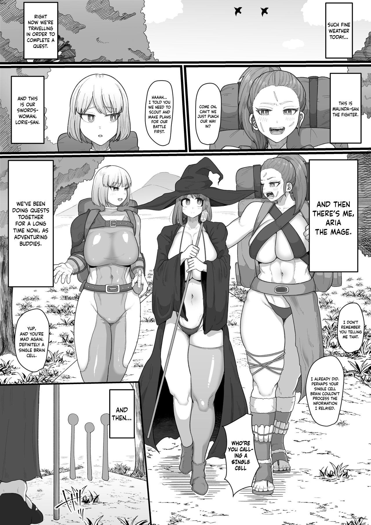 Onna Boukensha x Futanari, Nani mo Okoranai Hazu ga Naku... 2