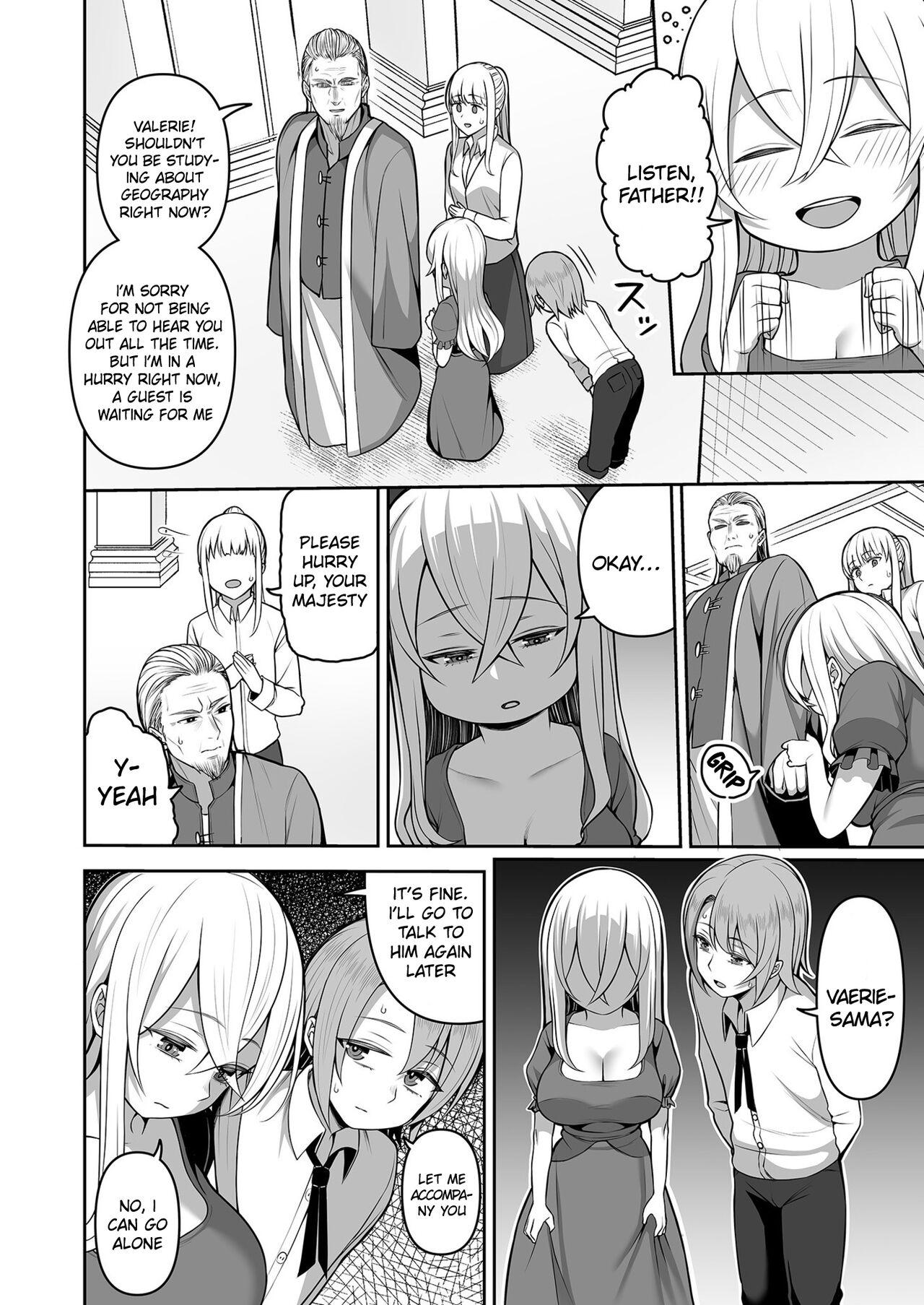 Gay Orgy [Kayumidome] Valerie Monogatari ~Oujo-sama wa Yaritai Houdai!?~ Ch1/ The Story of Valerie ~The Queen Gets To Fuck As Much As She Wants!~ Ch.1 [English] {Doujins.com} Stepsister - Page 6