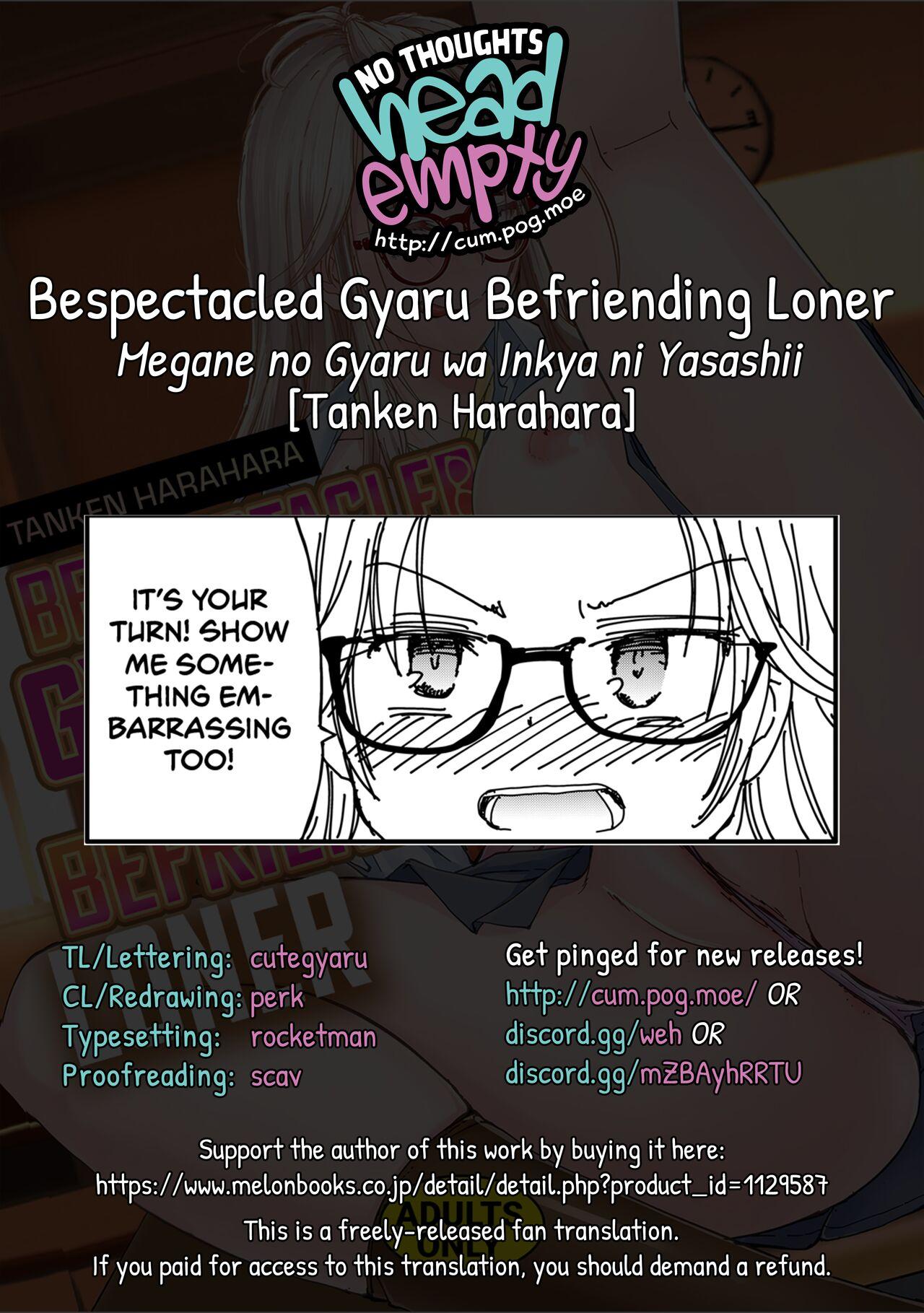 Megane no Gyaru wa Inkya ni Yasashii | Bespectacled Gyaru Befriending Loner 29