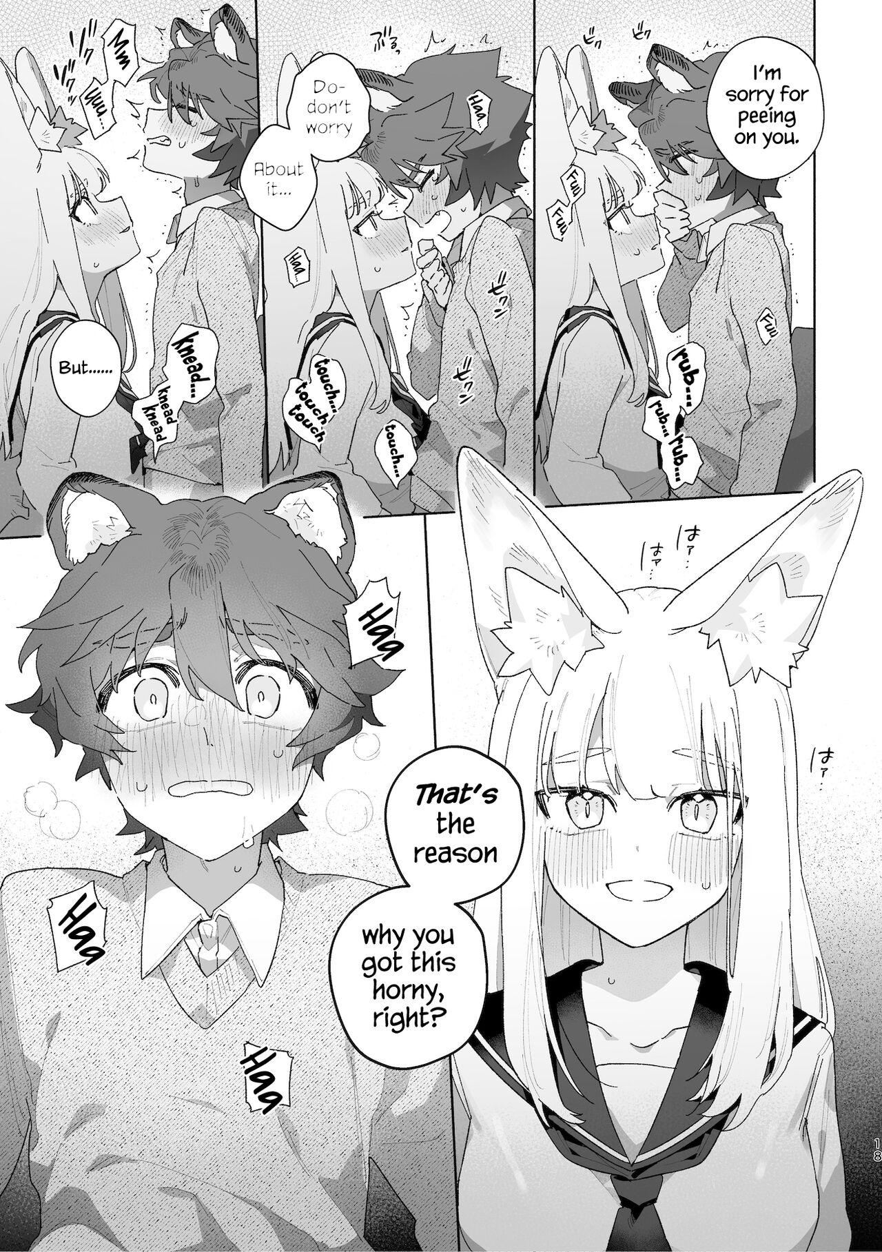 [pink carrot (usachanGET)] Otoko ga Uke - Kitsune-chan X Tanuki-kun | ♂ ga uke. Kitsune-chan × tanuki-kun [English] [Tabunne Scans] [Digital] 18