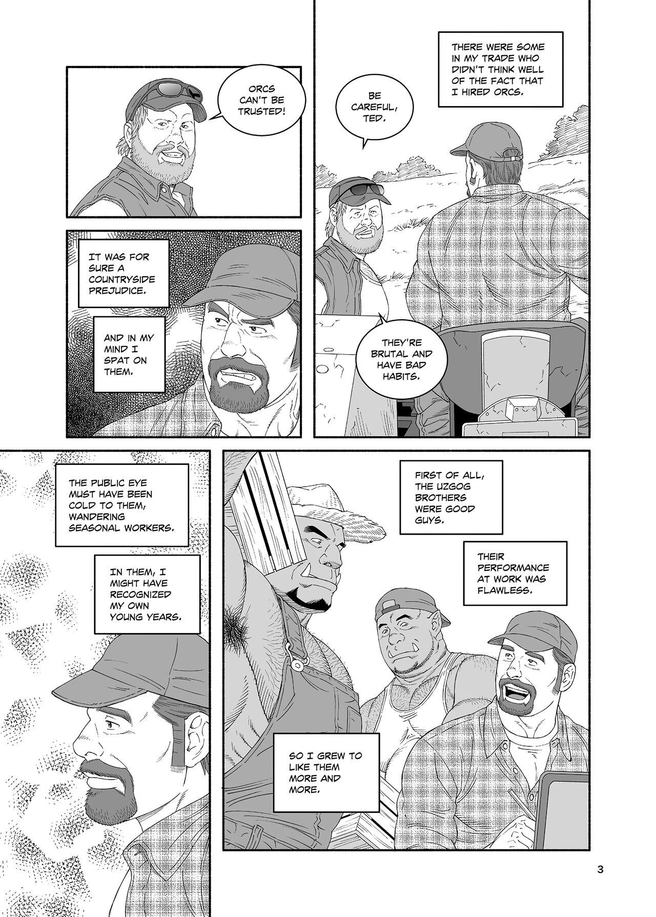 Hermosa Tagame Gengoroh] B.S.B. Big Sir's Bitches : A Farmer - In the Case of Ted Sterling - Original Milf Fuck - Page 4