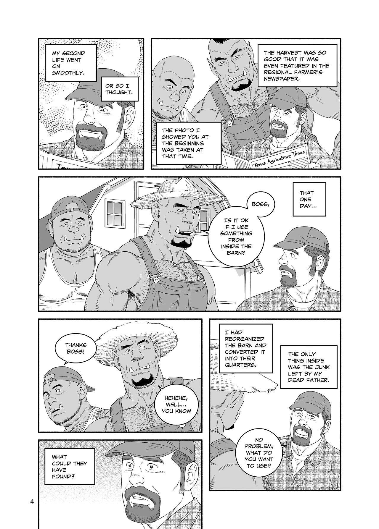 Curves Tagame Gengoroh] B.S.B. Big Sir's Bitches : A Farmer - In the Case of Ted Sterling - Original Gay Reality - Page 5