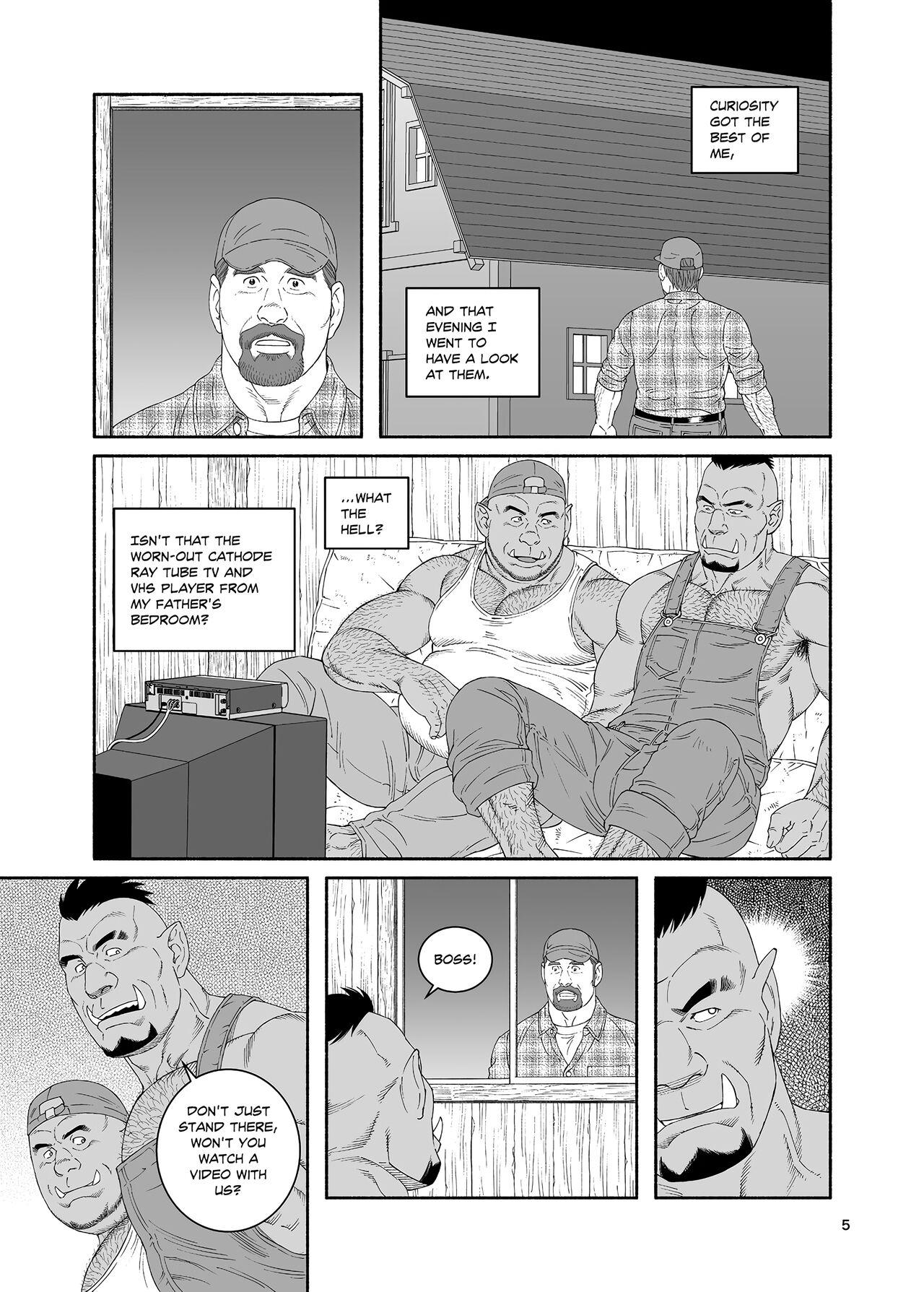 Fuck Pussy Tagame Gengoroh] B.S.B. Big Sir's Bitches : A Farmer - In the Case of Ted Sterling - Original Bare - Page 6
