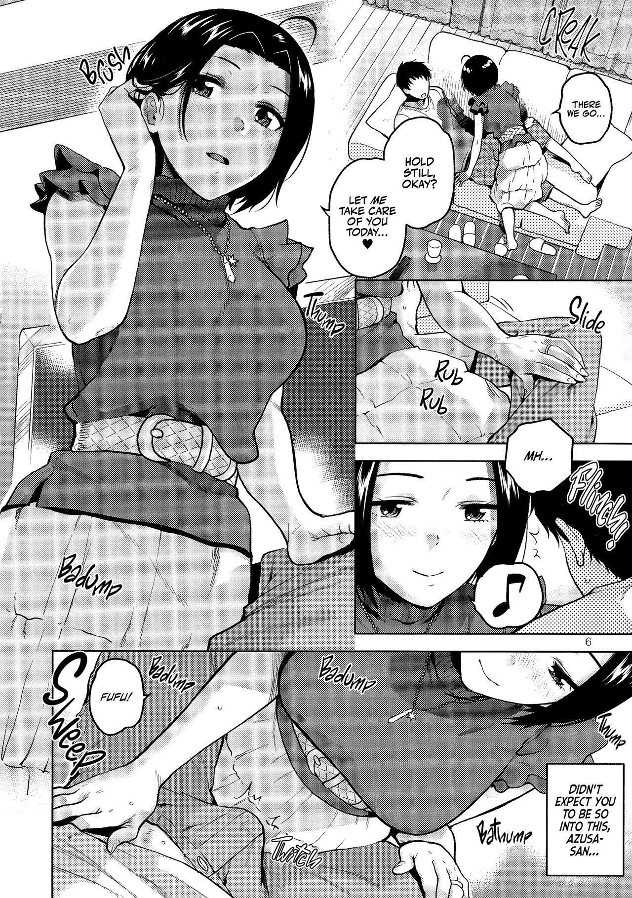Whores Azusa-san ga Te to Kuchi dake de Shite Kureru Hon - The idolmaster Teenage Girl Porn - Page 7