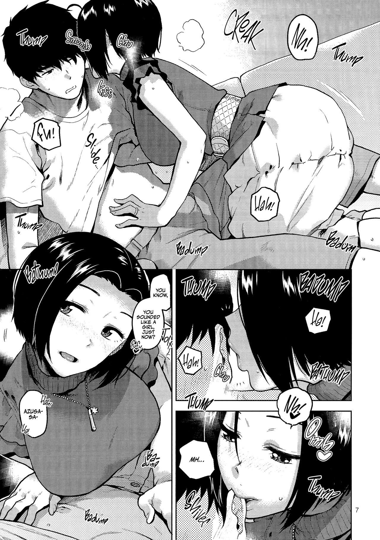 Whores Azusa-san ga Te to Kuchi dake de Shite Kureru Hon - The idolmaster Teenage Girl Porn - Page 8