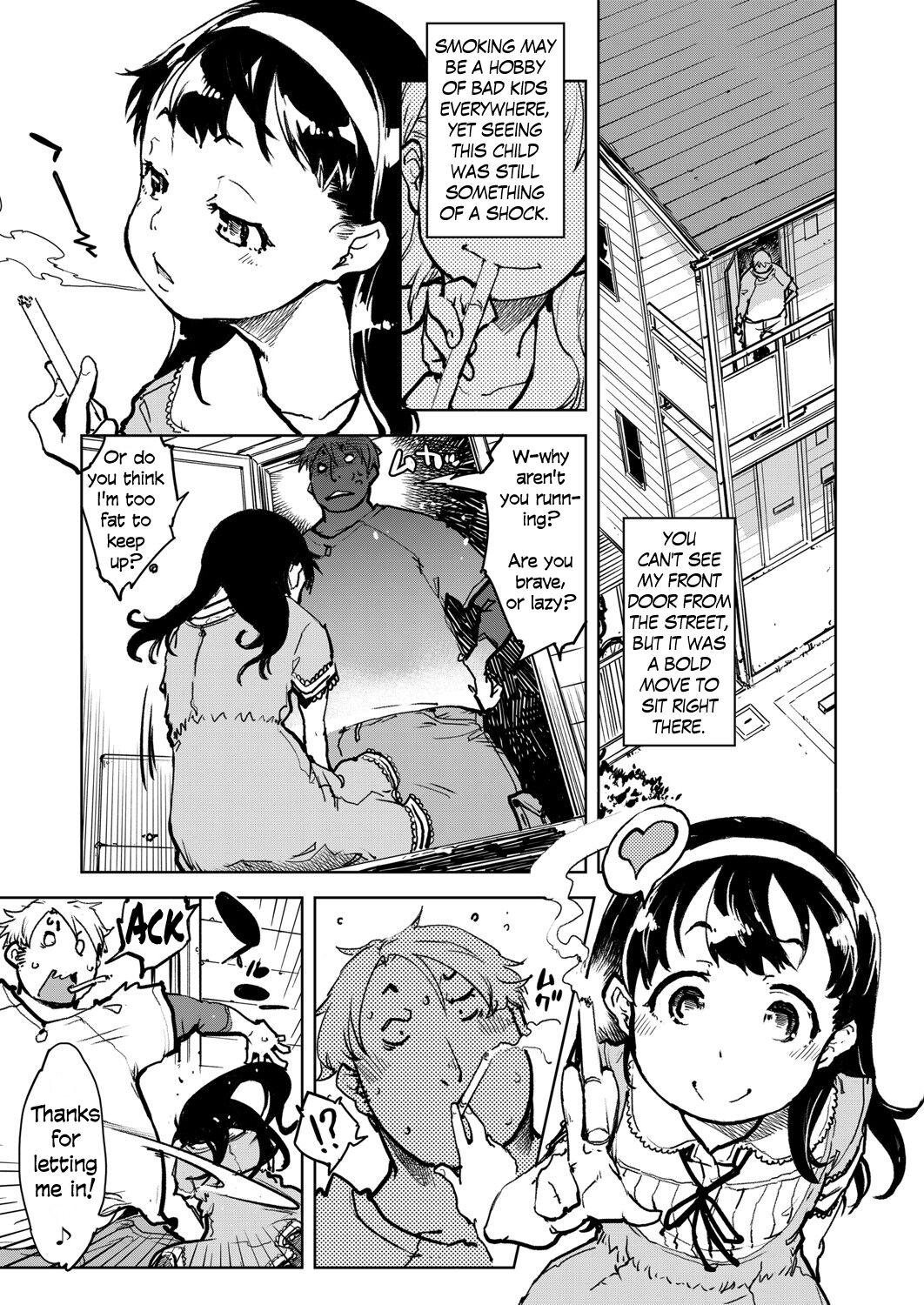 Tesao [Suzuki Kyoutarou] Madogiwa no Tabako-san | Tabako-san on the window Ch. 1-3 [English] [Ongoing] [Digital] Ass Fuck - Page 6