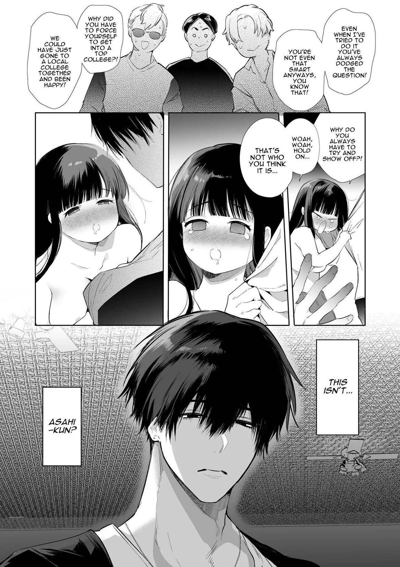 [Yatomomin (Yamamoto Tomomitsu)] Mayu-chan NTR ~Daigaku Shingaku no Tame Joukyou Shita Kanojo ga Onzoushi ni Tsukamari Dekiai Sarete Shimatta~ | Mayu-chan NTR ~Big Dick in the Big City~ [English] 13