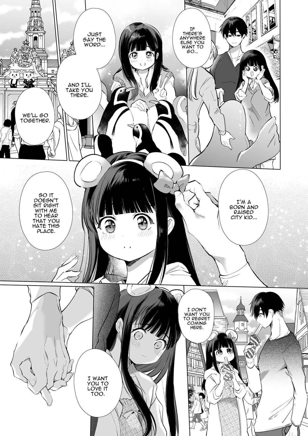 [Yatomomin (Yamamoto Tomomitsu)] Mayu-chan NTR ~Daigaku Shingaku no Tame Joukyou Shita Kanojo ga Onzoushi ni Tsukamari Dekiai Sarete Shimatta~ | Mayu-chan NTR ~Big Dick in the Big City~ [English] 40