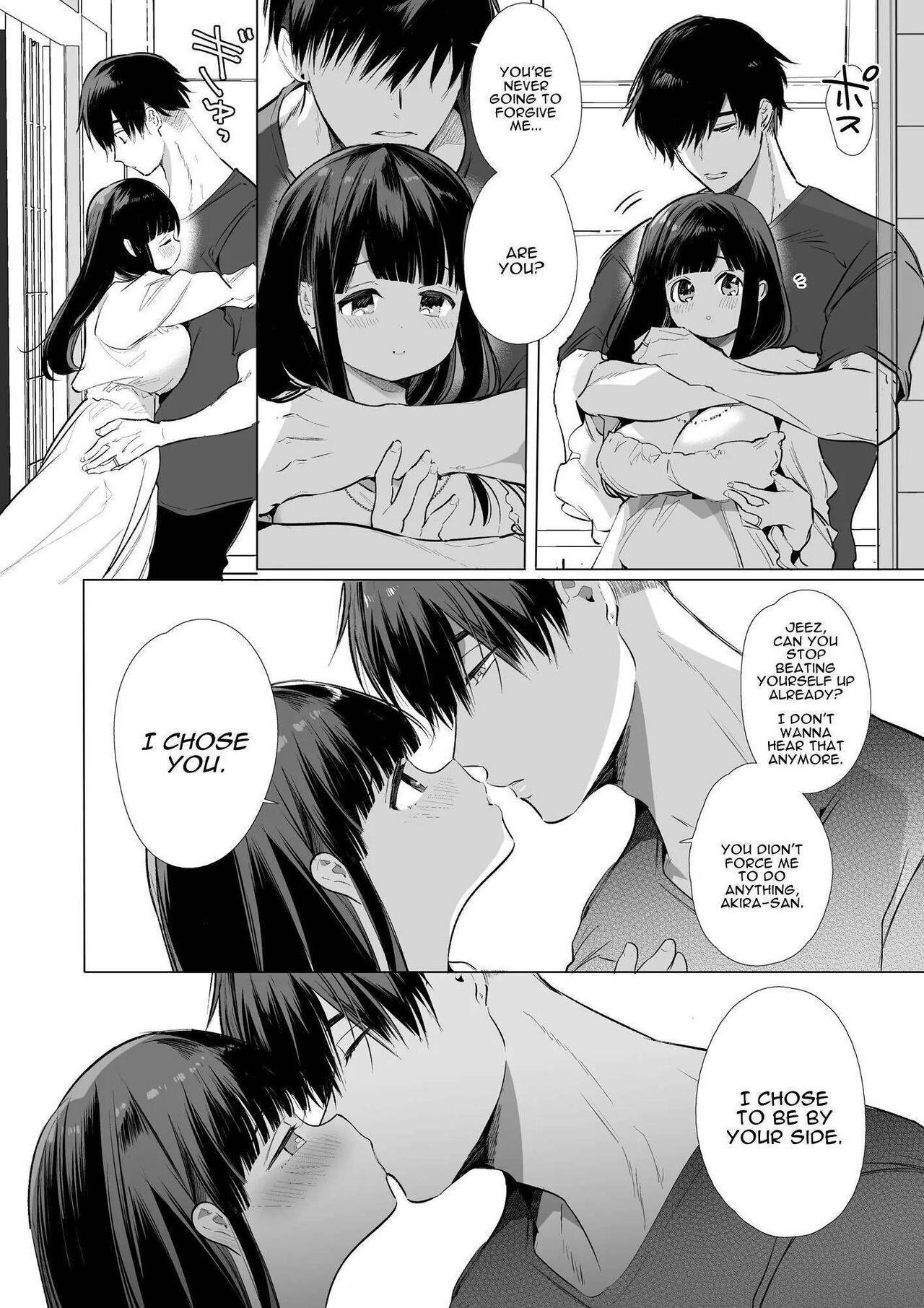 [Yatomomin (Yamamoto Tomomitsu)] Mayu-chan NTR ~Daigaku Shingaku no Tame Joukyou Shita Kanojo ga Onzoushi ni Tsukamari Dekiai Sarete Shimatta~ | Mayu-chan NTR ~Big Dick in the Big City~ [English] 75