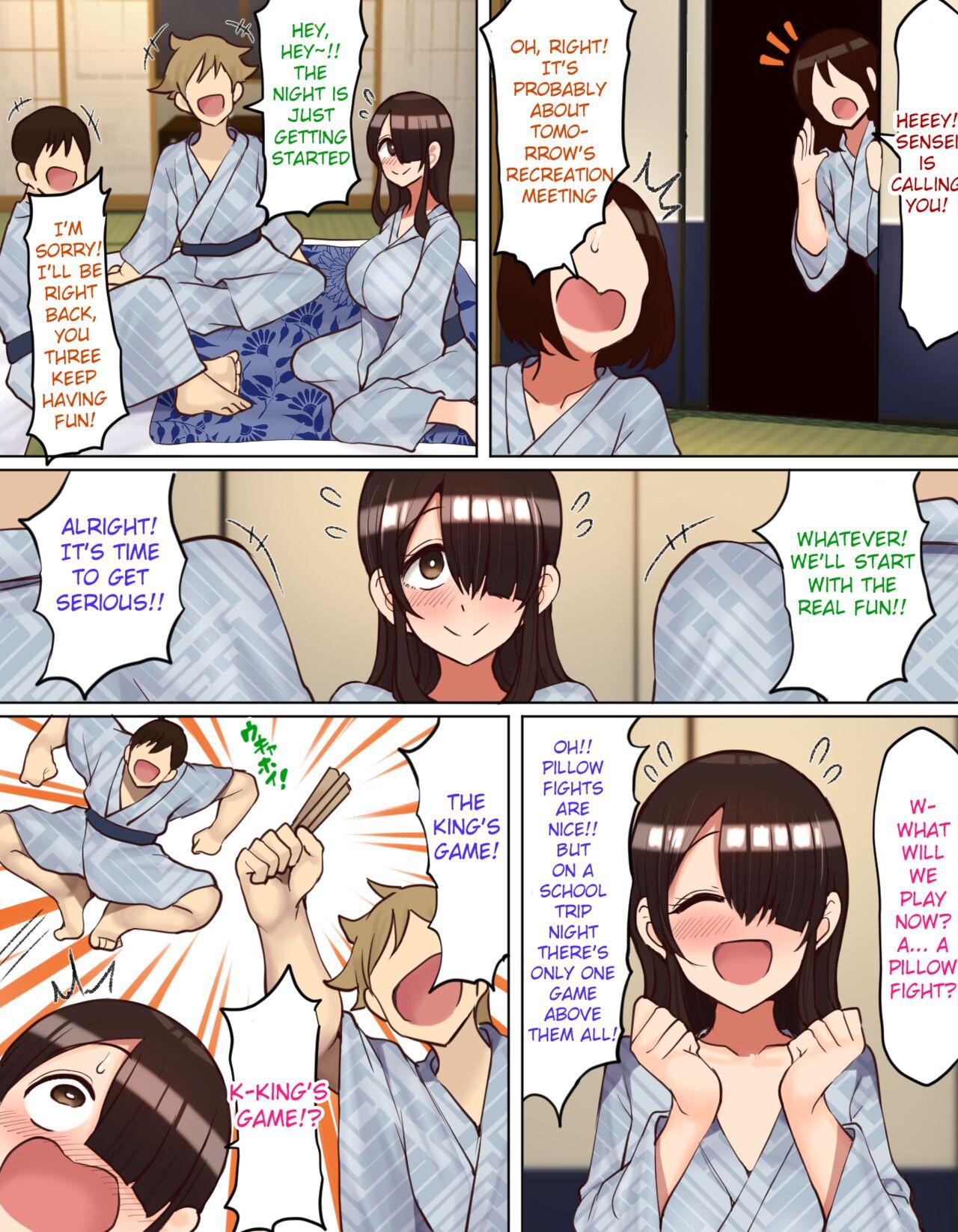 [Hamusuta-nonikomi (Motsuaki)] Shuugaku Ryokou de YouCha to Onaji Group ni Nacchatta Mekakure InCha-chan | Gloomy-chan Ended Up in a Lively Group on the School Trip [English] 4