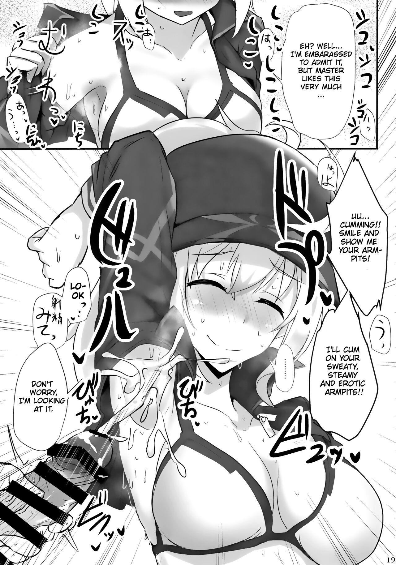 (C96) [Hakuginmokusei (Poshi)] Yasashiku Shikorasete Kureru XX Onee-chan | Gently Rub Me XX Onee-chan (Fate/Grand Order)  [English] [Thighs] 17