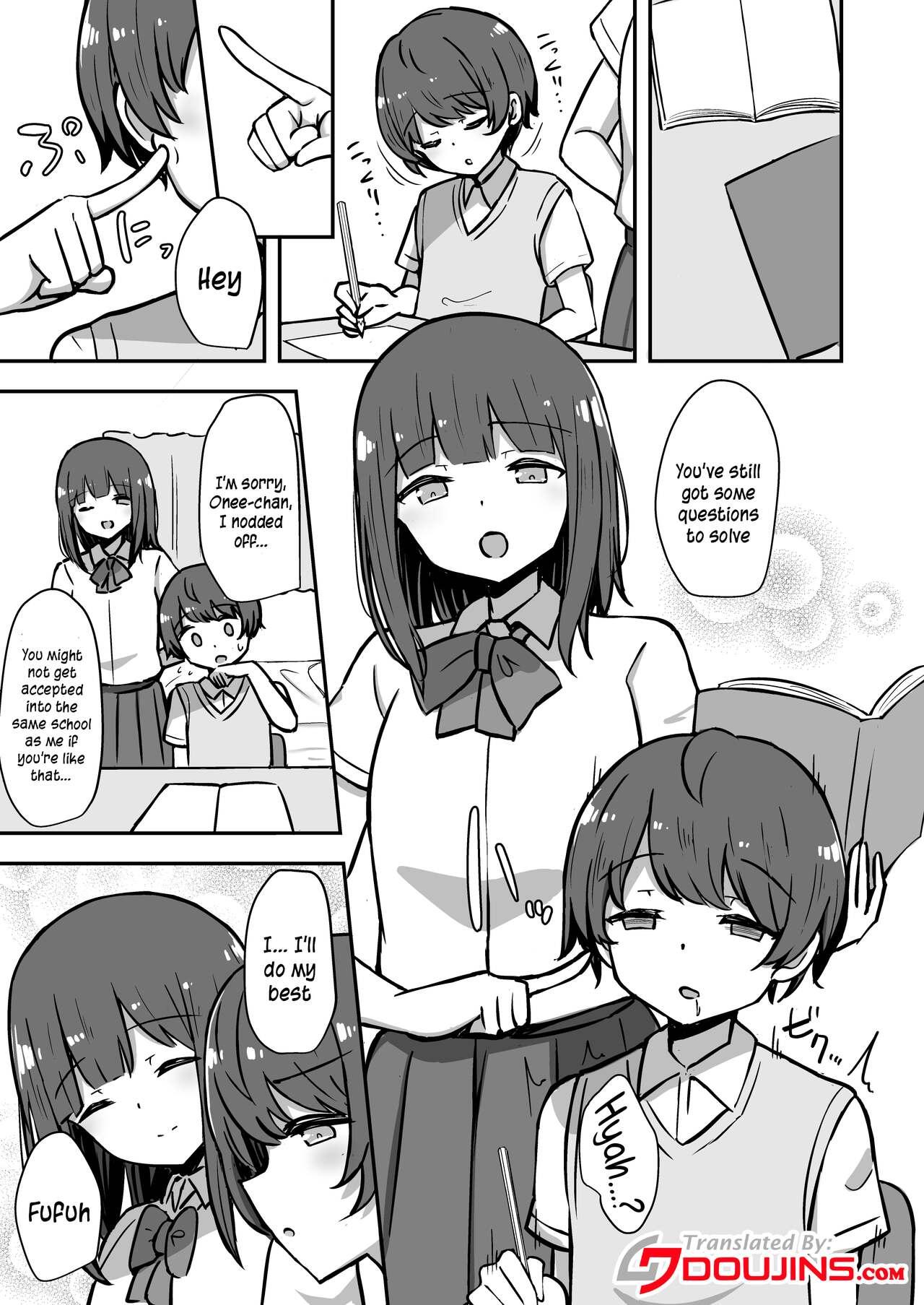 [Starmine18 (HANABi)] Boku to Onee-san no Kimochii Obenkyou /  My And My Onee-san's Pleasurable Studies [English] {Doujins.com} 1