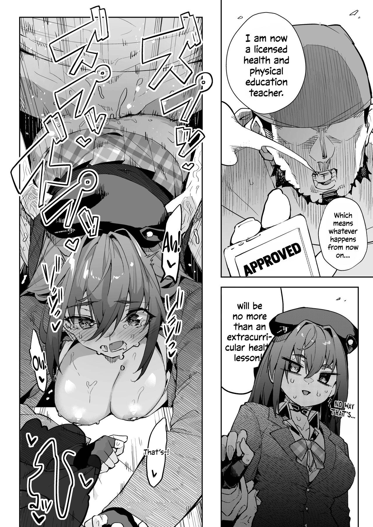 Ejaculations Marine Senchou no JK Hon | Marine Senchou, the High-Schooler - Hololive Jerk Off - Page 8