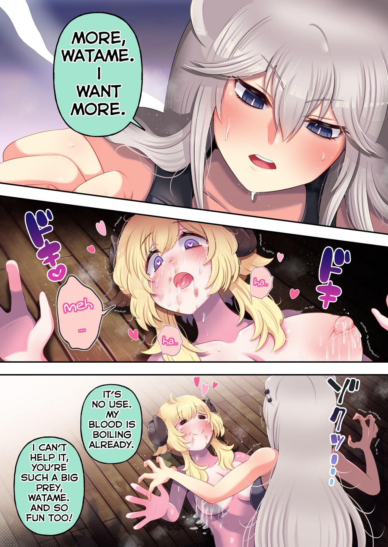 [Minominiya (Minomini)] Futashishi x Wata ~Lion no Aijou Hyougen Hen~ | Futashishi x Wata ~Lalion's Expression of Love~ (Shishiro Botan, Tsunomaki Watame) [English] [Rabu&Desu translations] 30