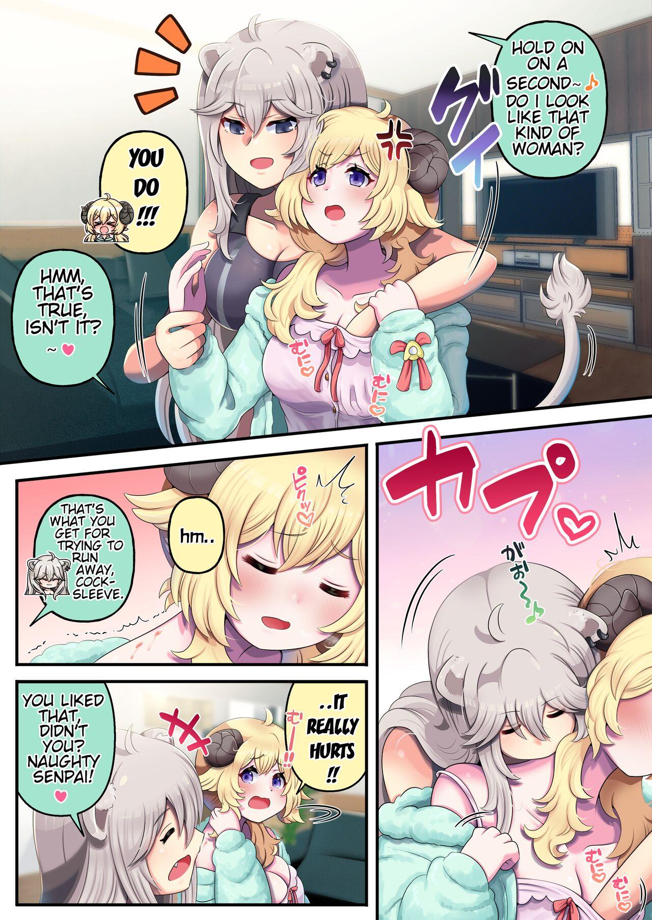 [Minominiya (Minomini)] Futashishi x Wata ~Lion no Aijou Hyougen Hen~ | Futashishi x Wata ~Lalion's Expression of Love~ (Shishiro Botan, Tsunomaki Watame) [English] [Rabu&Desu translations] 3