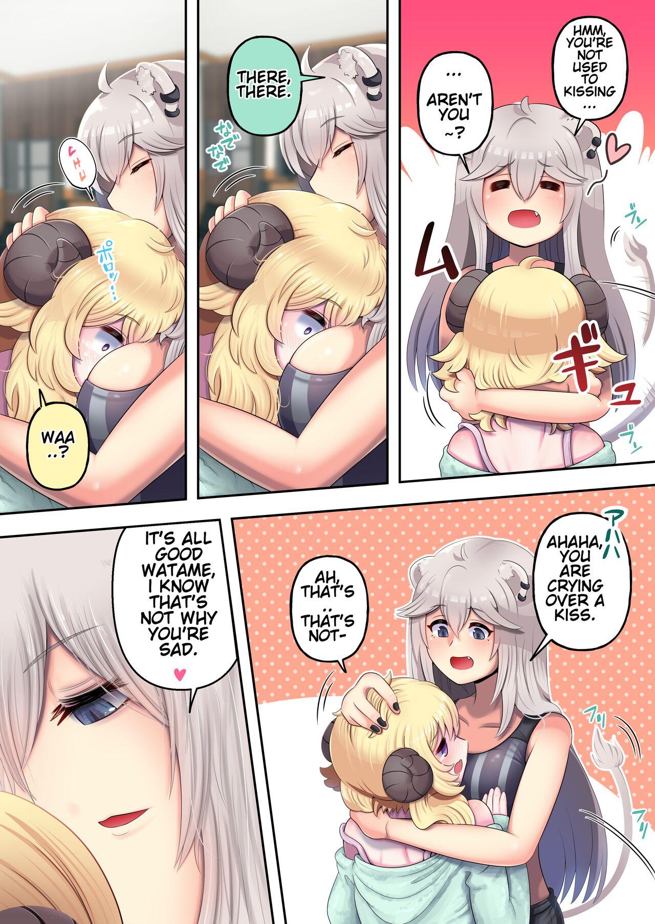 [Minominiya (Minomini)] Futashishi x Wata ~Lion no Aijou Hyougen Hen~ | Futashishi x Wata ~Lalion's Expression of Love~ (Shishiro Botan, Tsunomaki Watame) [English] [Rabu&Desu translations] 8