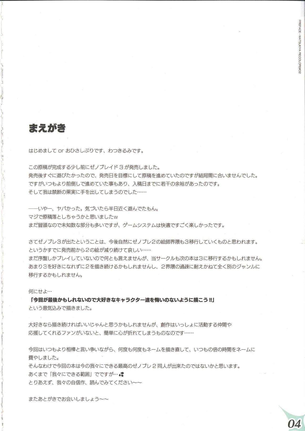 Suruba RE:COLORS! #02 Hikyou Onsen ni Ittara Hontou no Rakuen datta Ken - Xenoblade chronicles 2 Amateur Porn - Page 3