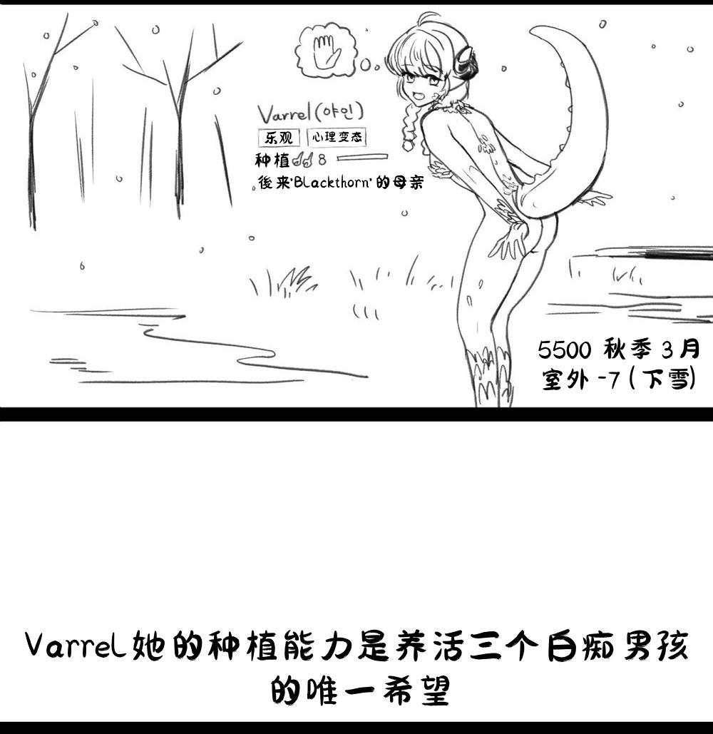 [irreversible/dogville] [망가]림월드 생존일지 -1- ｜龙人坏女孩 -01-【Rimworld漫画】[很丑很丑的马芬(机翻)] 1