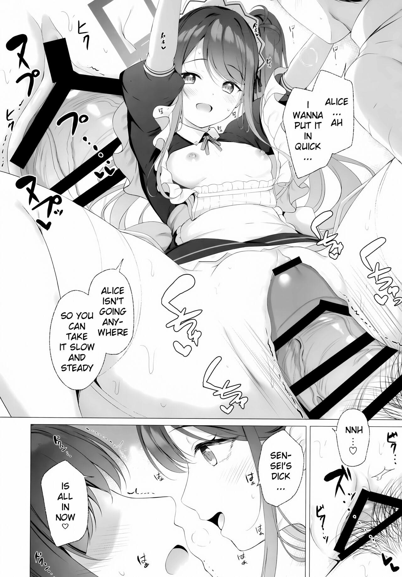 Solo Girl Alice too, wants to Serve! - Blue archive Puto - Page 11