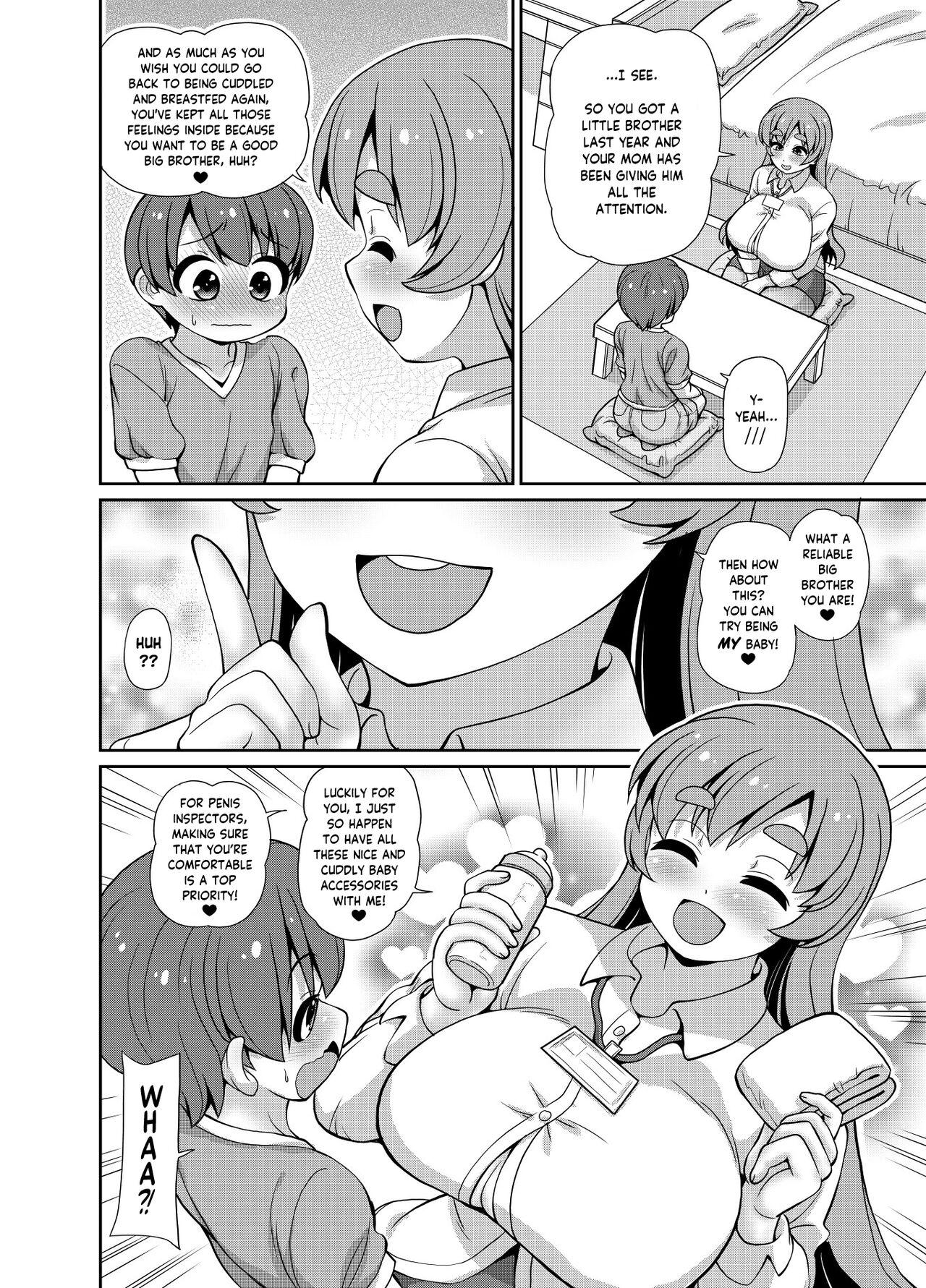 [Joji Panchu Uriba (emina)] Konnichiwa Seitsuu Kensain desu -Aka-chan de Seitsuu Hen- | Hello, I'm Here For Your Child's Penis Inspection: Infantilism Edition [English] [Digital] 5