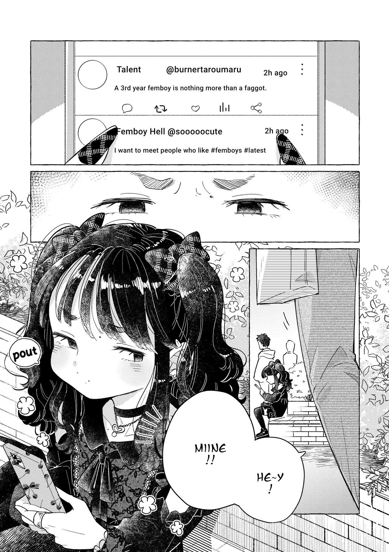 Chunky [crayfish (Mizuki Ebi)] Jiraikei Josou Danshi Mine-chan | Landmine Boy Crossdressing Miine-chan [English] [bozo] Morrita - Page 5