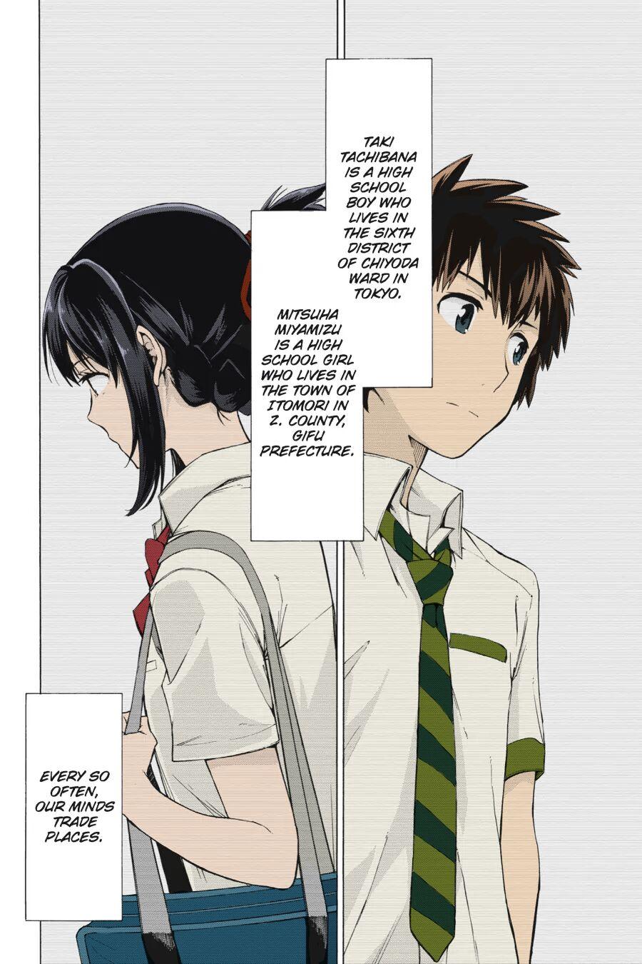 Kimi no Na wa. - & and & - Mitsuha Miyamziu & Teshigawara Katsuhiko (Coelacanth) (colored by mikakucoloring) 10