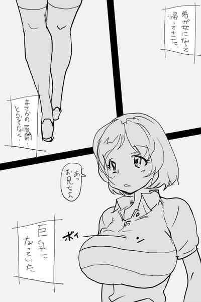 ONK : 女体になった巨乳の弟を犯しちゃうお話し。 1