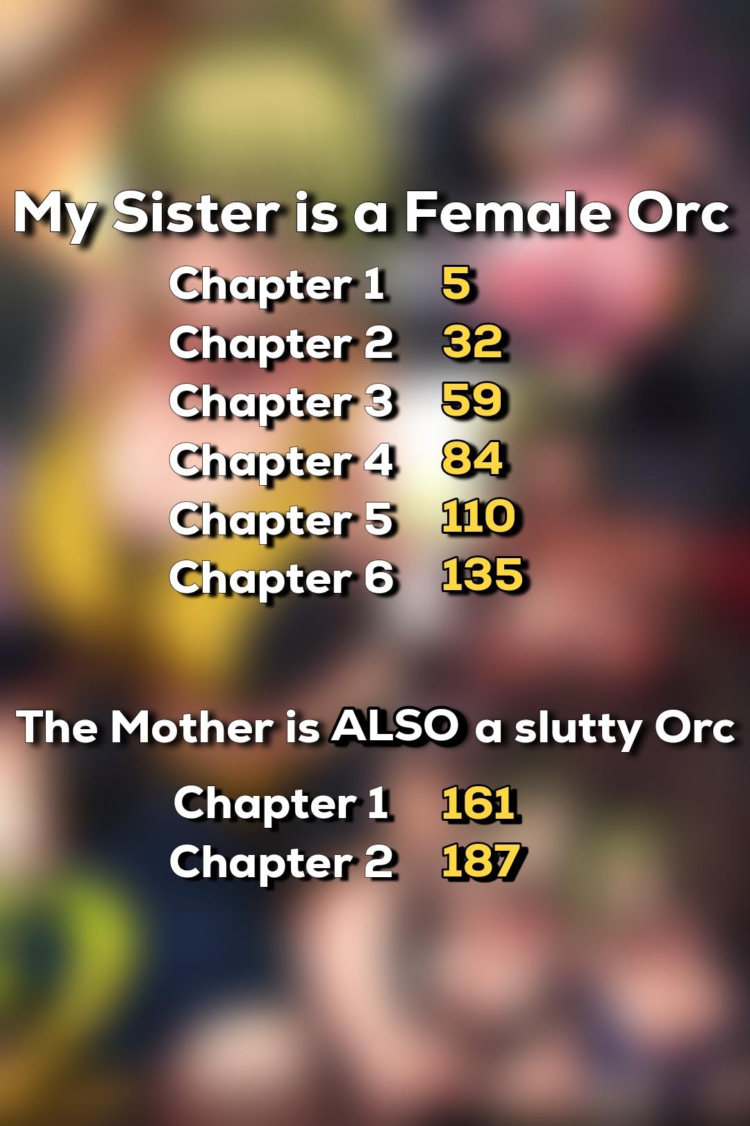 My Little Sister & The Mother is a Female Orc H.Q. COLLECTION 2