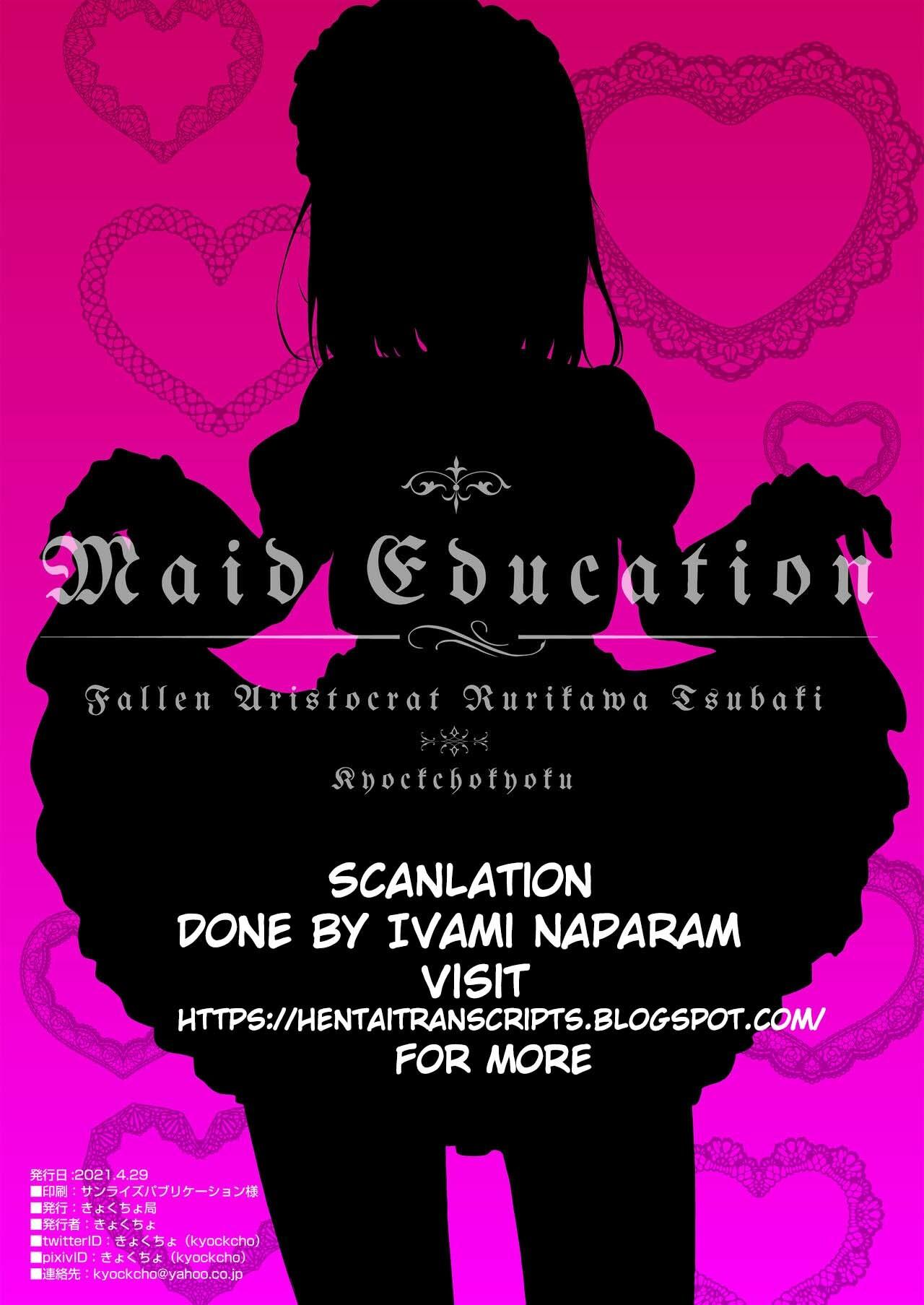 Maid Education: Fallen Aristocrat Rurikawa Tsubaki Chapter 1 25