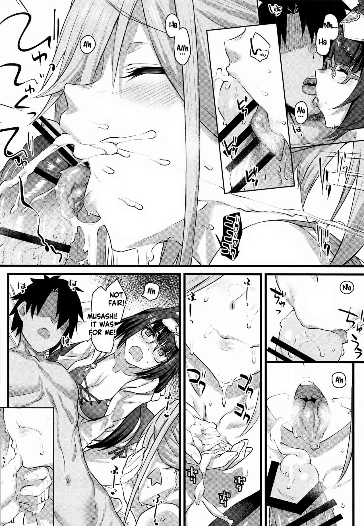 Serva Fes no Genkou Sagyou de Tamatta Master o Musashichan and Batty will help Master get rid of the cum he accumulated during ServantFes - Page 10