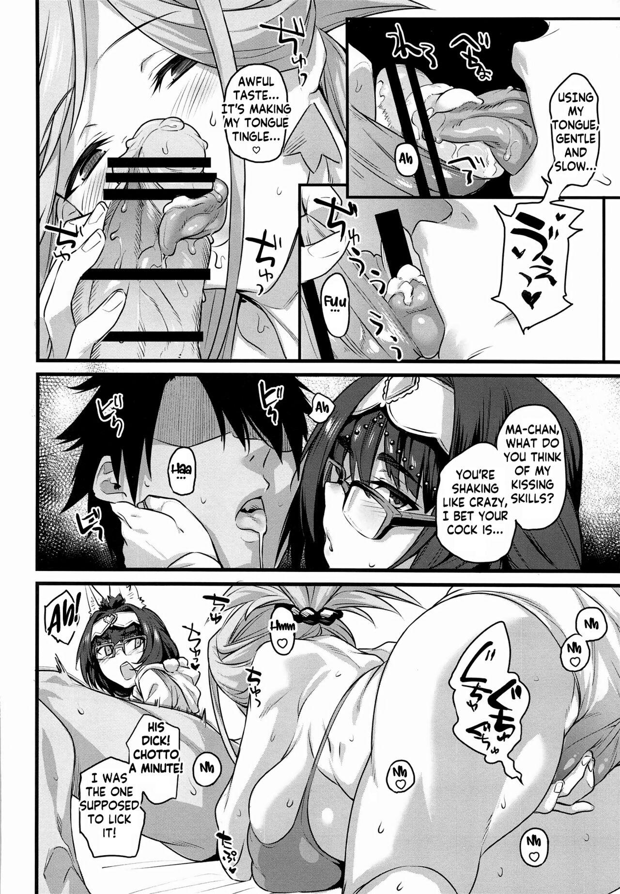 Serva Fes no Genkou Sagyou de Tamatta Master o Musashichan and Batty will help Master get rid of the cum he accumulated during ServantFes - Page 8
