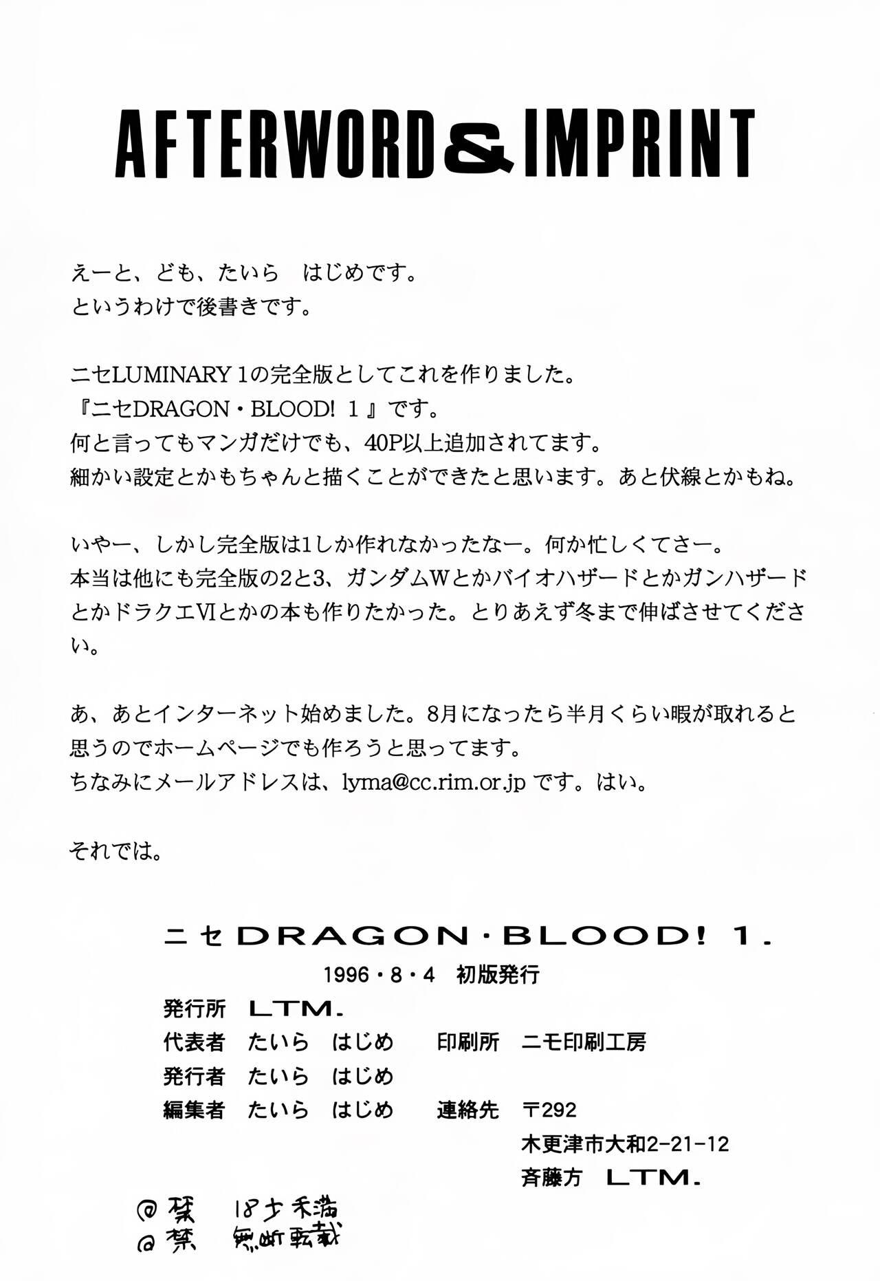 Nise DRAGON BLOOD! 1. 66