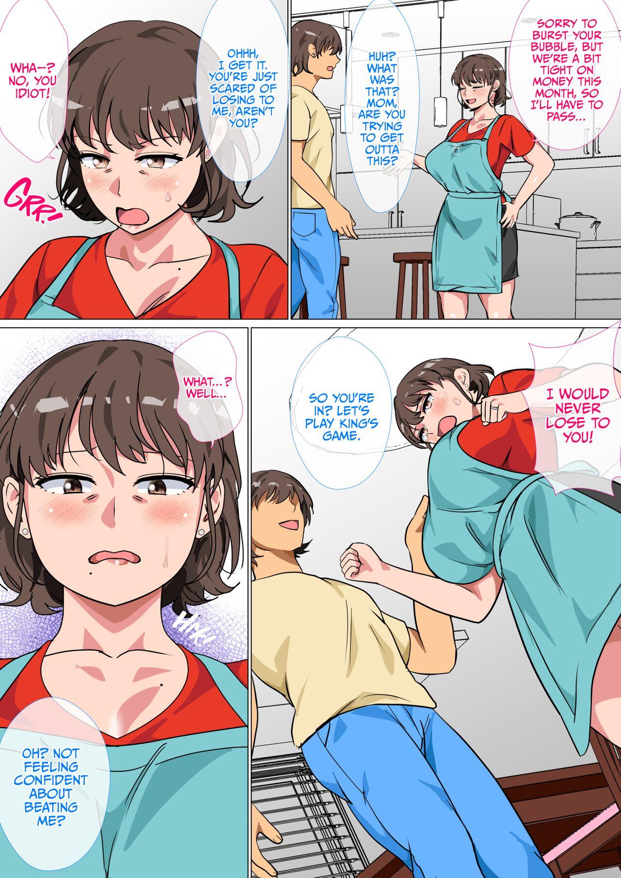 Workout Ousama Game no Meirei de Haha to Sex Shita Hanashi | I Ordered My Mom to Have Sex with Me in King's Game - Original Riding - Page 7