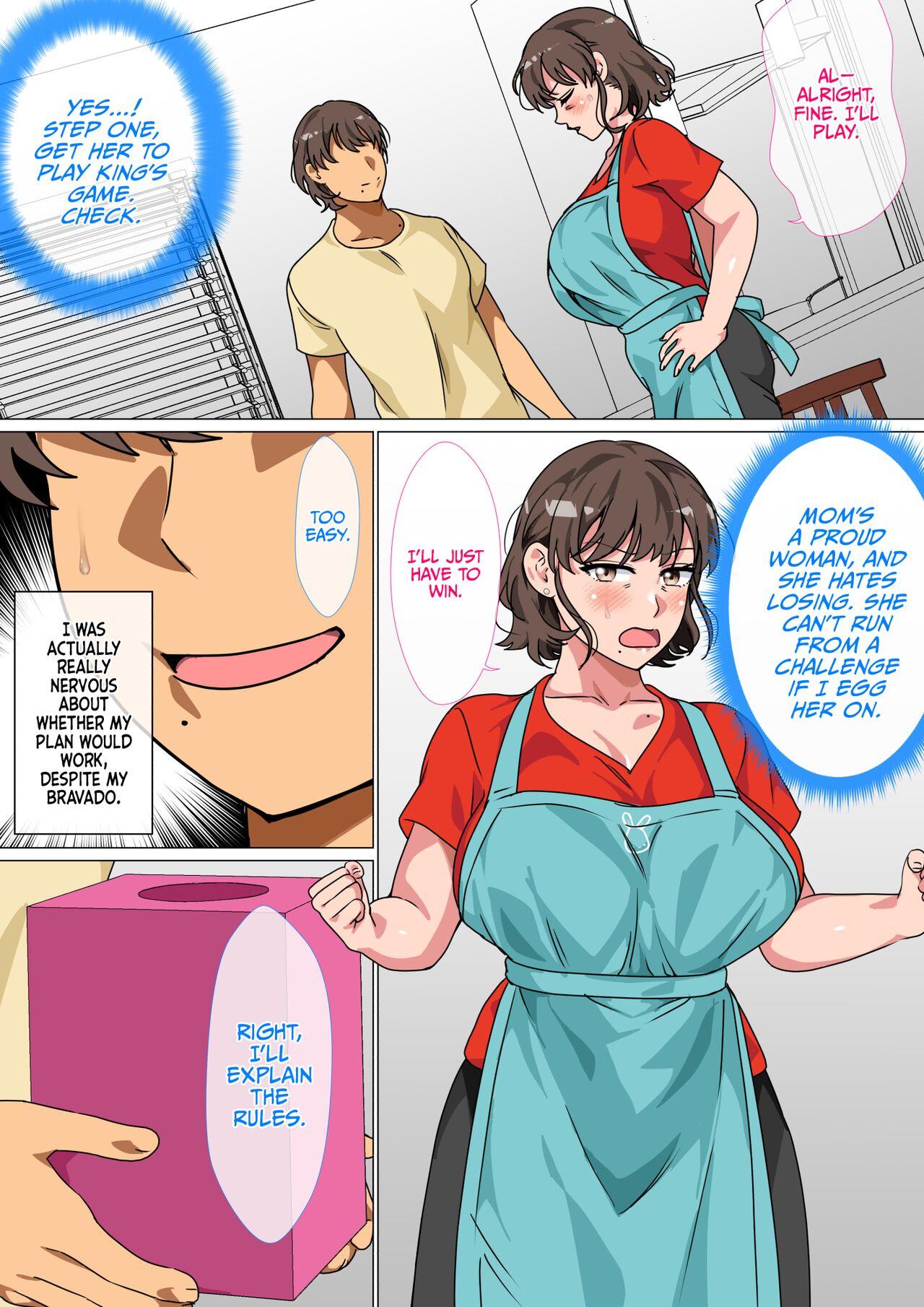 Workout Ousama Game no Meirei de Haha to Sex Shita Hanashi | I Ordered My Mom to Have Sex with Me in King's Game - Original Riding - Page 8