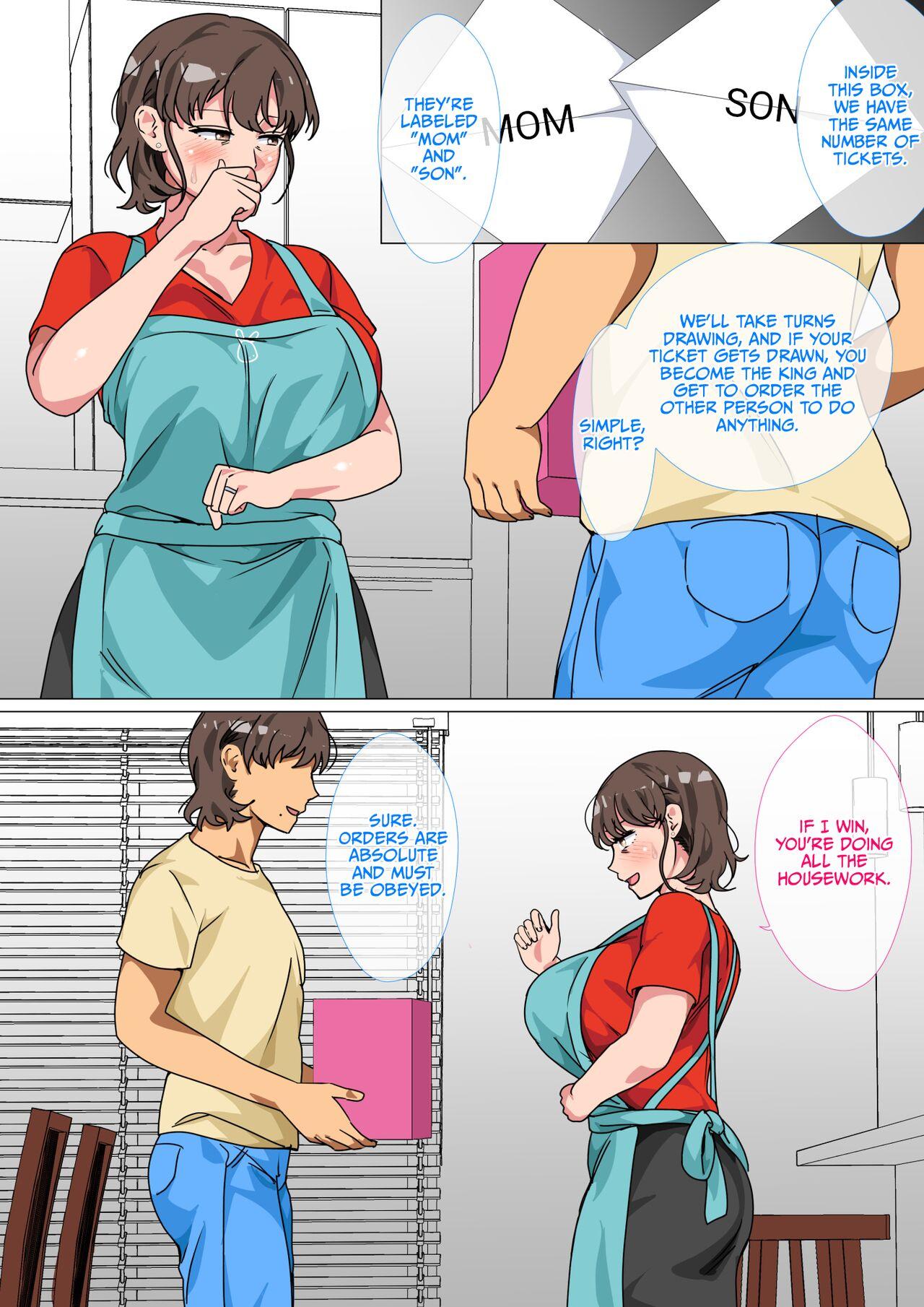 Workout Ousama Game no Meirei de Haha to Sex Shita Hanashi | I Ordered My Mom to Have Sex with Me in King's Game - Original Riding - Page 9